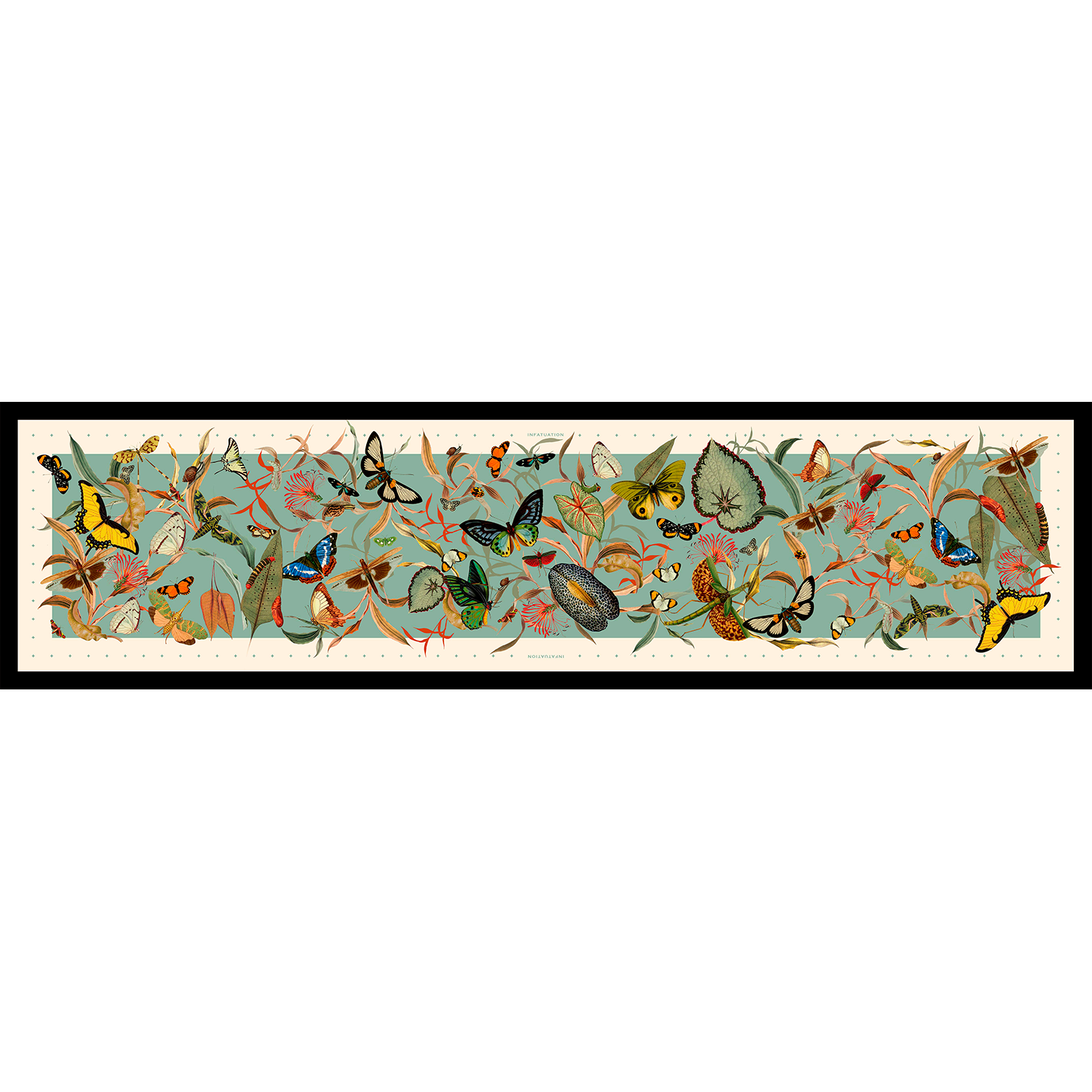 Pashmina - Butterfly Black