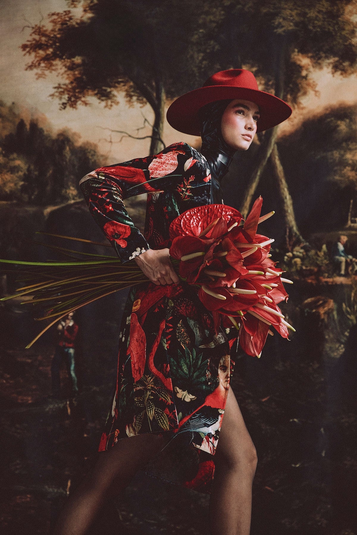 Kimono - Red Jungle