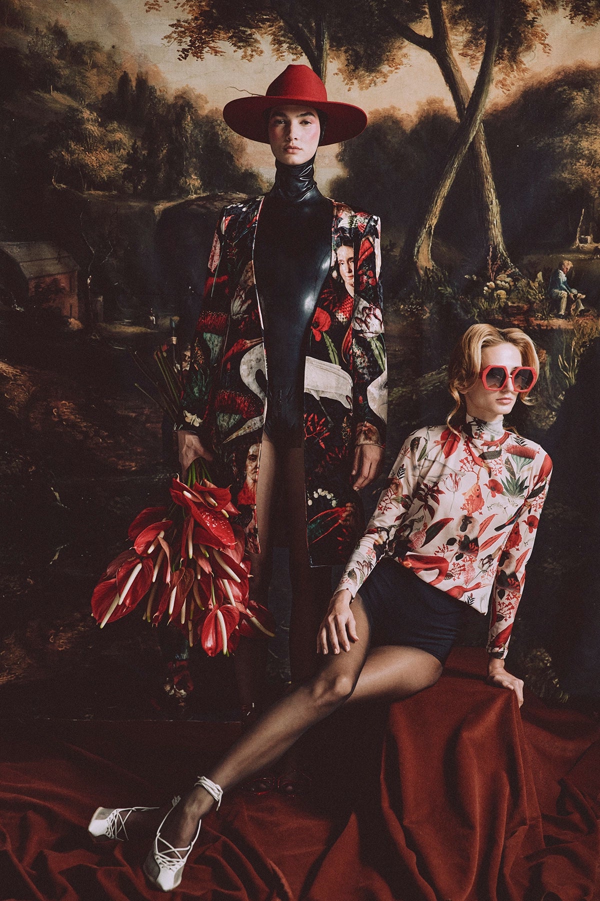 Kimono - Red Jungle