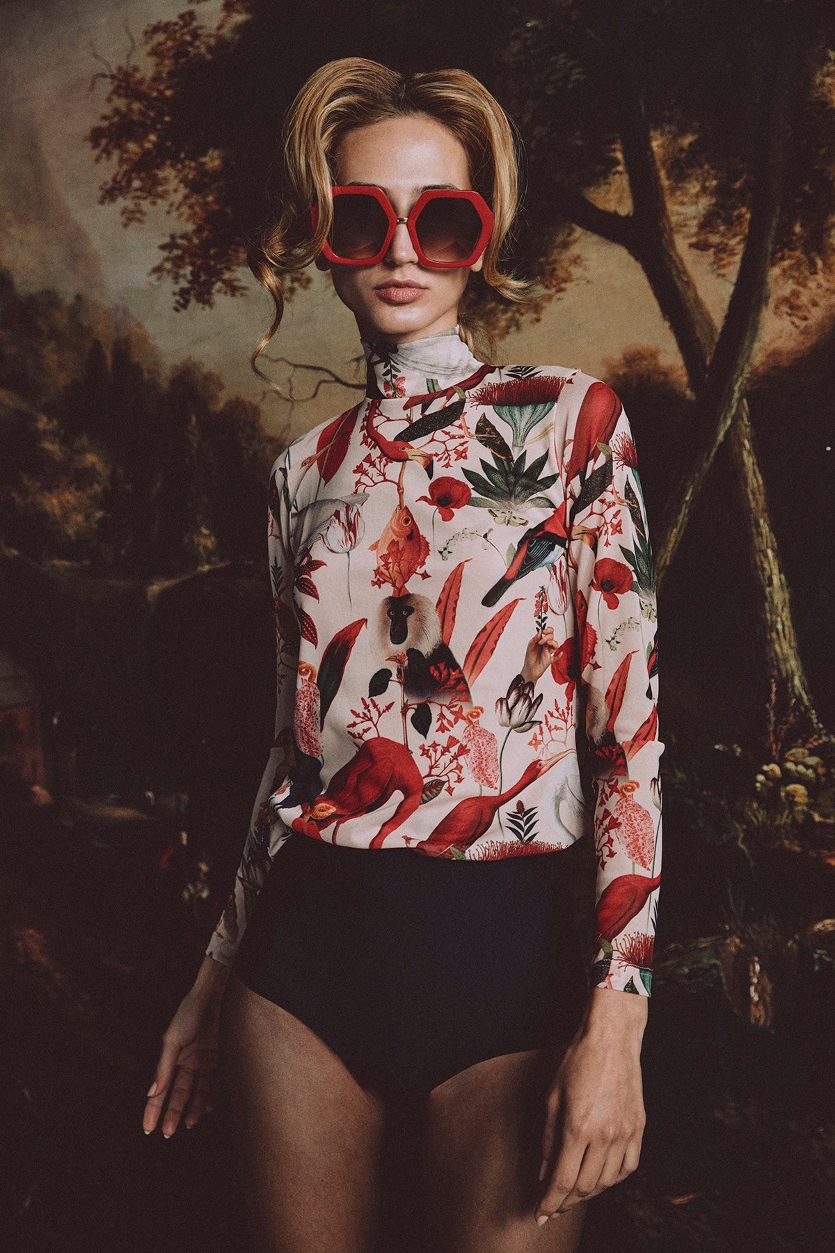 Blusa - Red Jungle