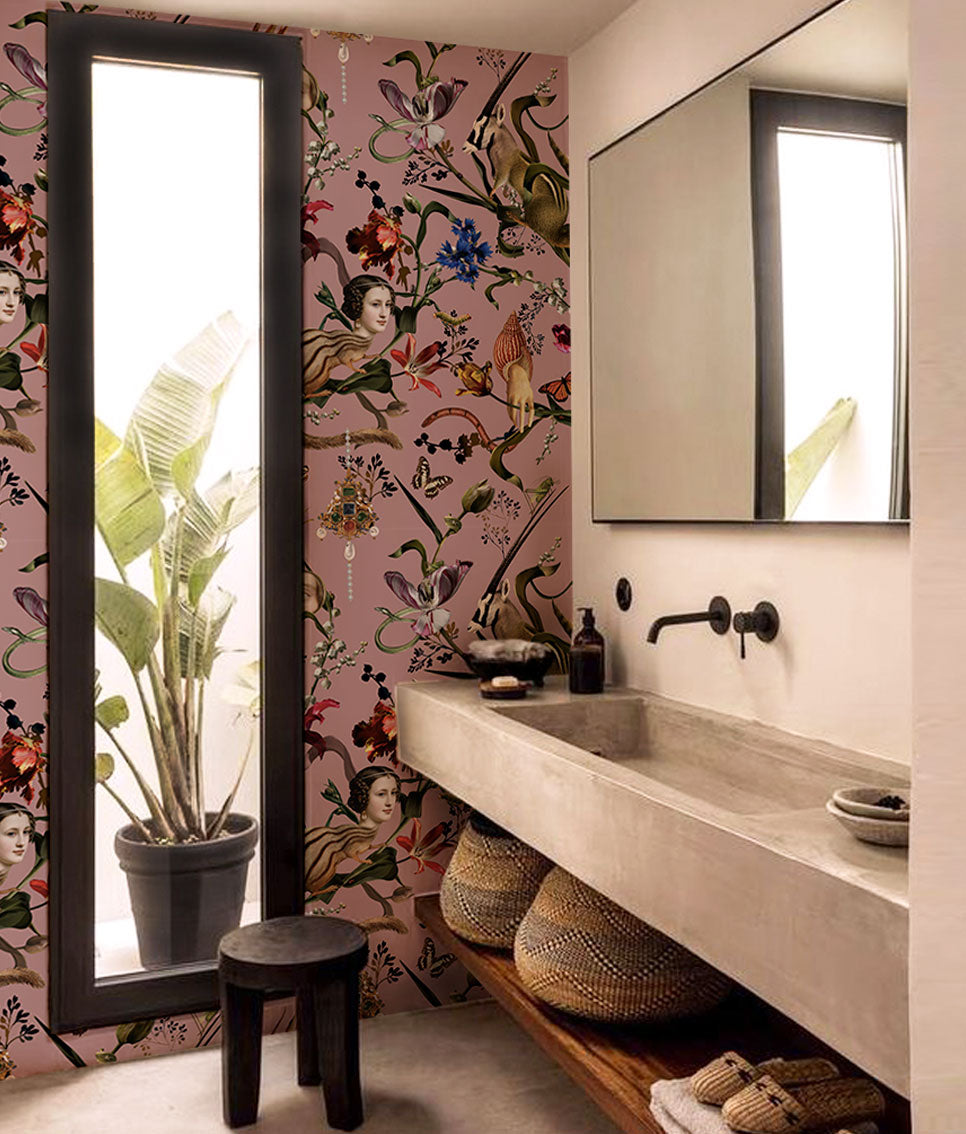 Wall Fabric Bulba Rosewood