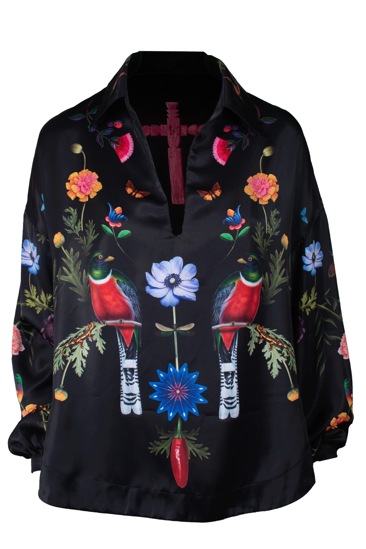 Blusa Satin - Mexica