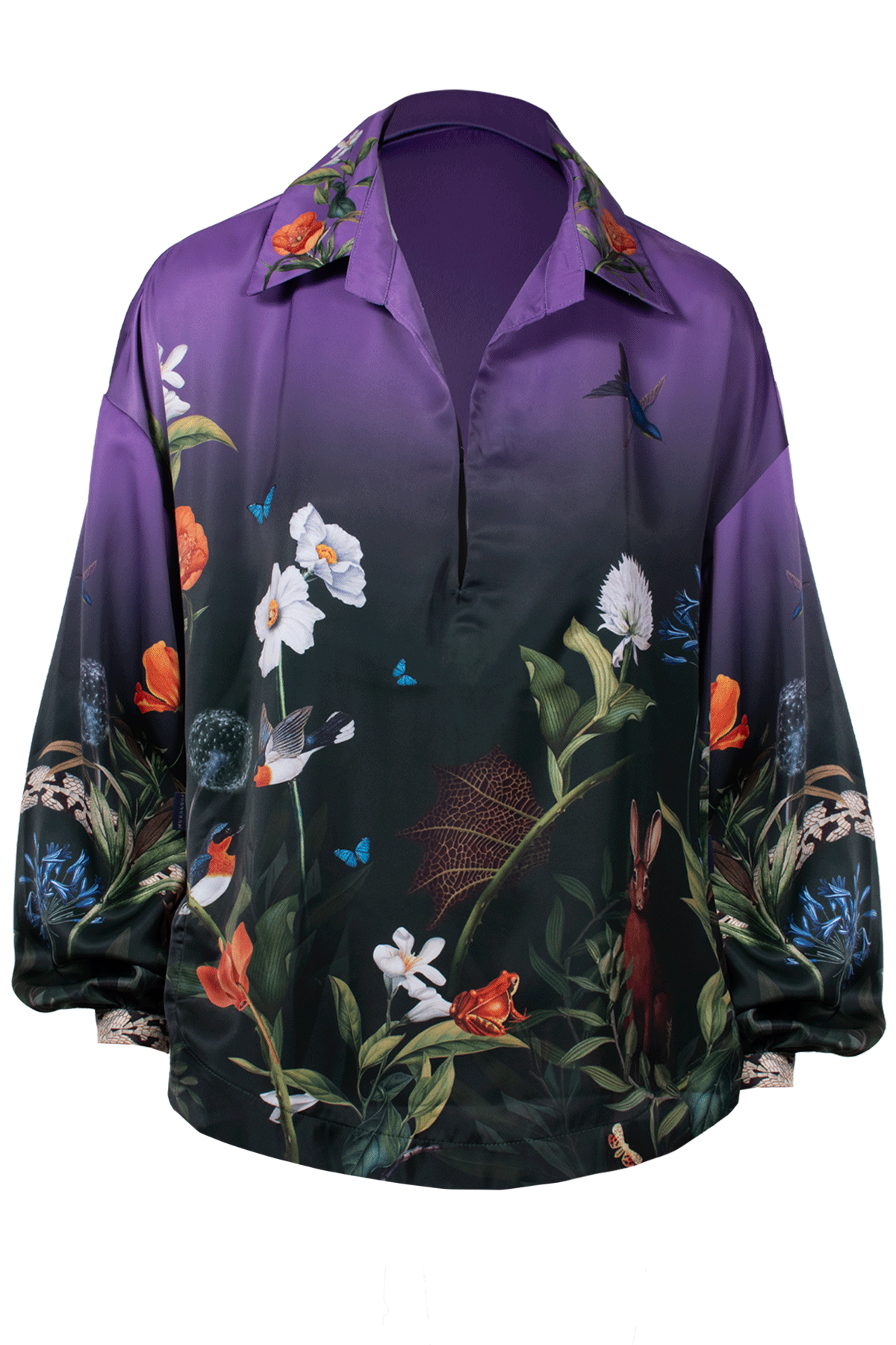 Blusa Satin - Woodland