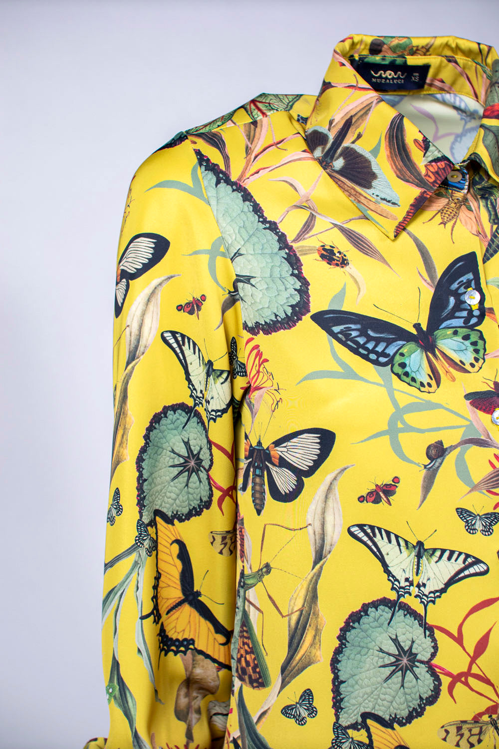 Blusa Camisera - Mariposas Amarillas