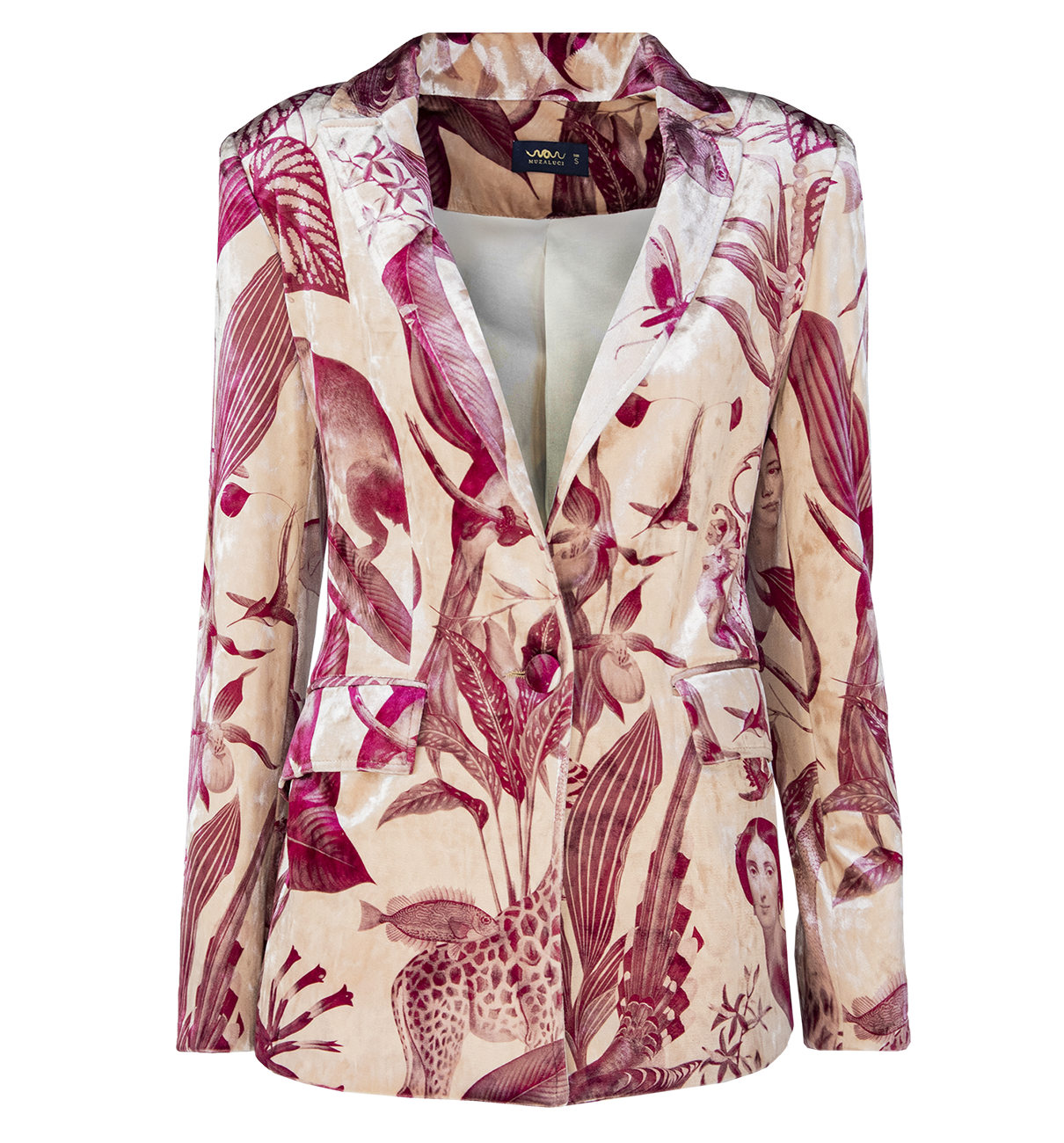 Blazer Terciopelo - Blue Eyes Wine