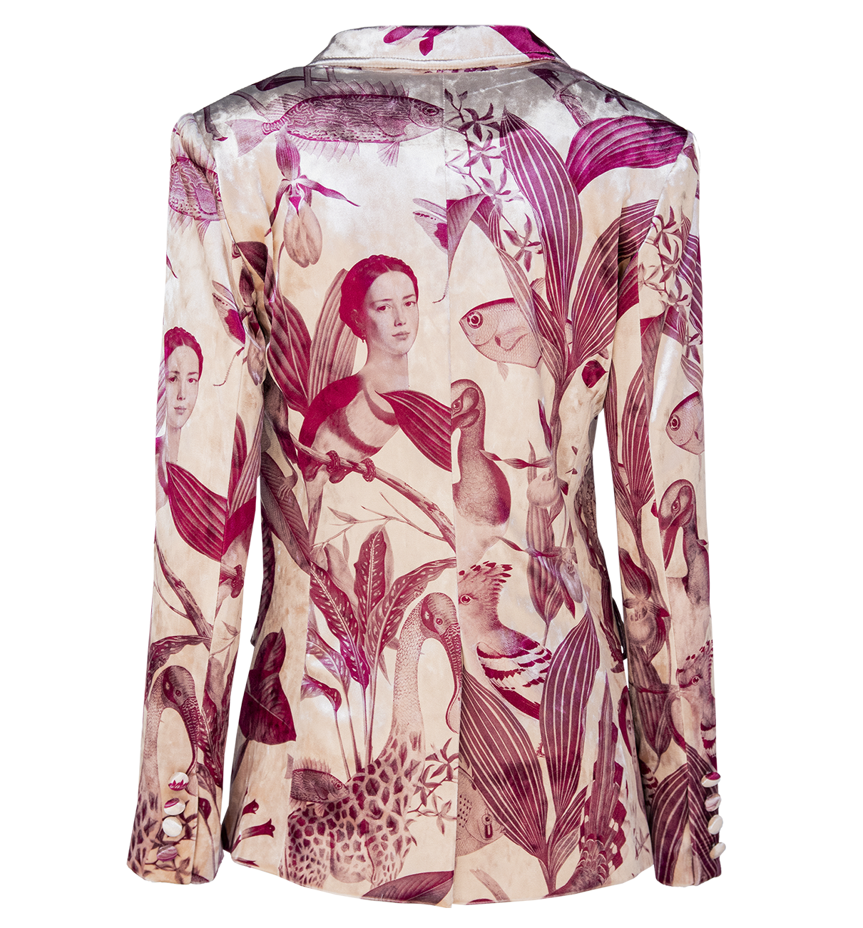 Blazer Terciopelo - Blue Eyes Wine