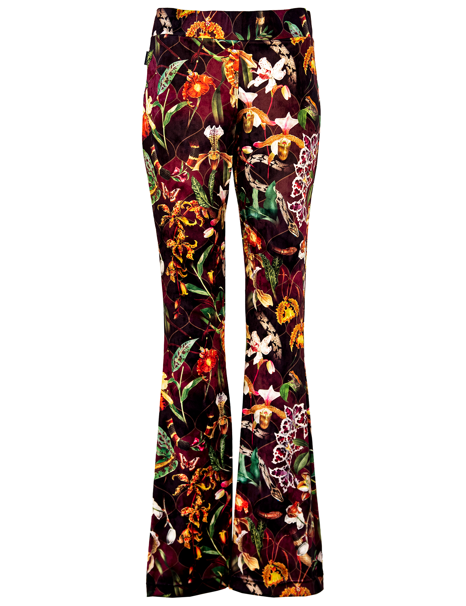 Pantalon Terciopelo -Orquideas Tigre