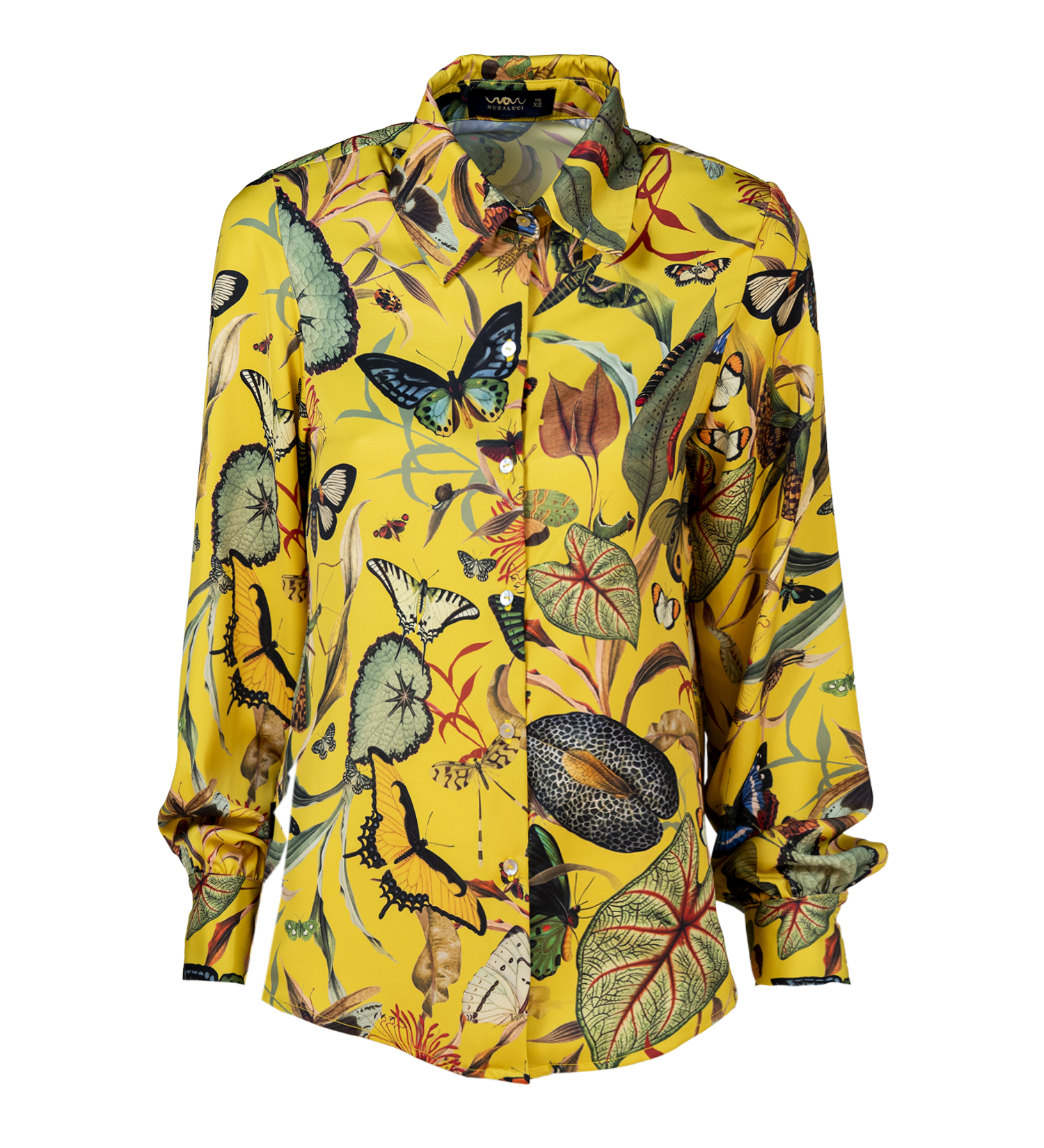 Blusa Camisera - Mariposas Amarillas