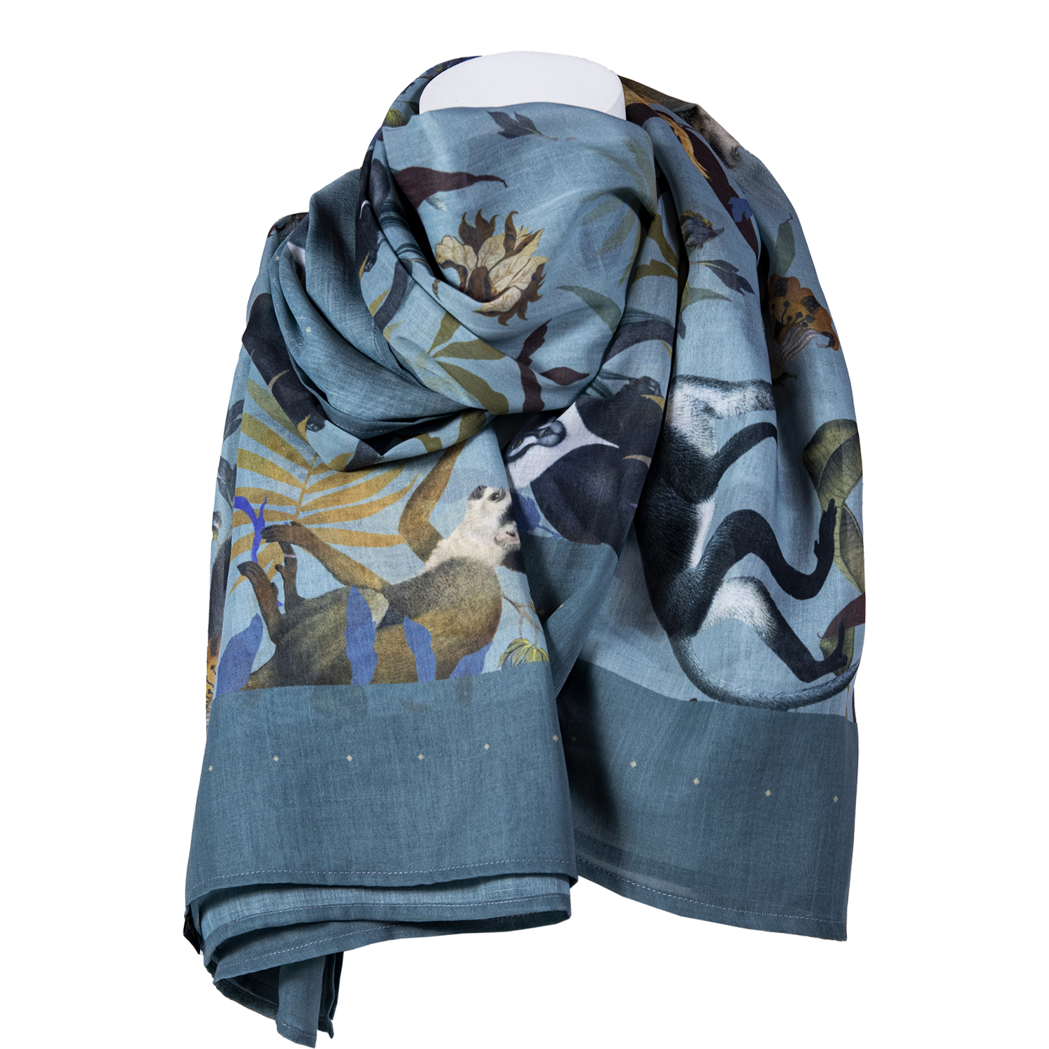 Pareo - Monkeys Blue