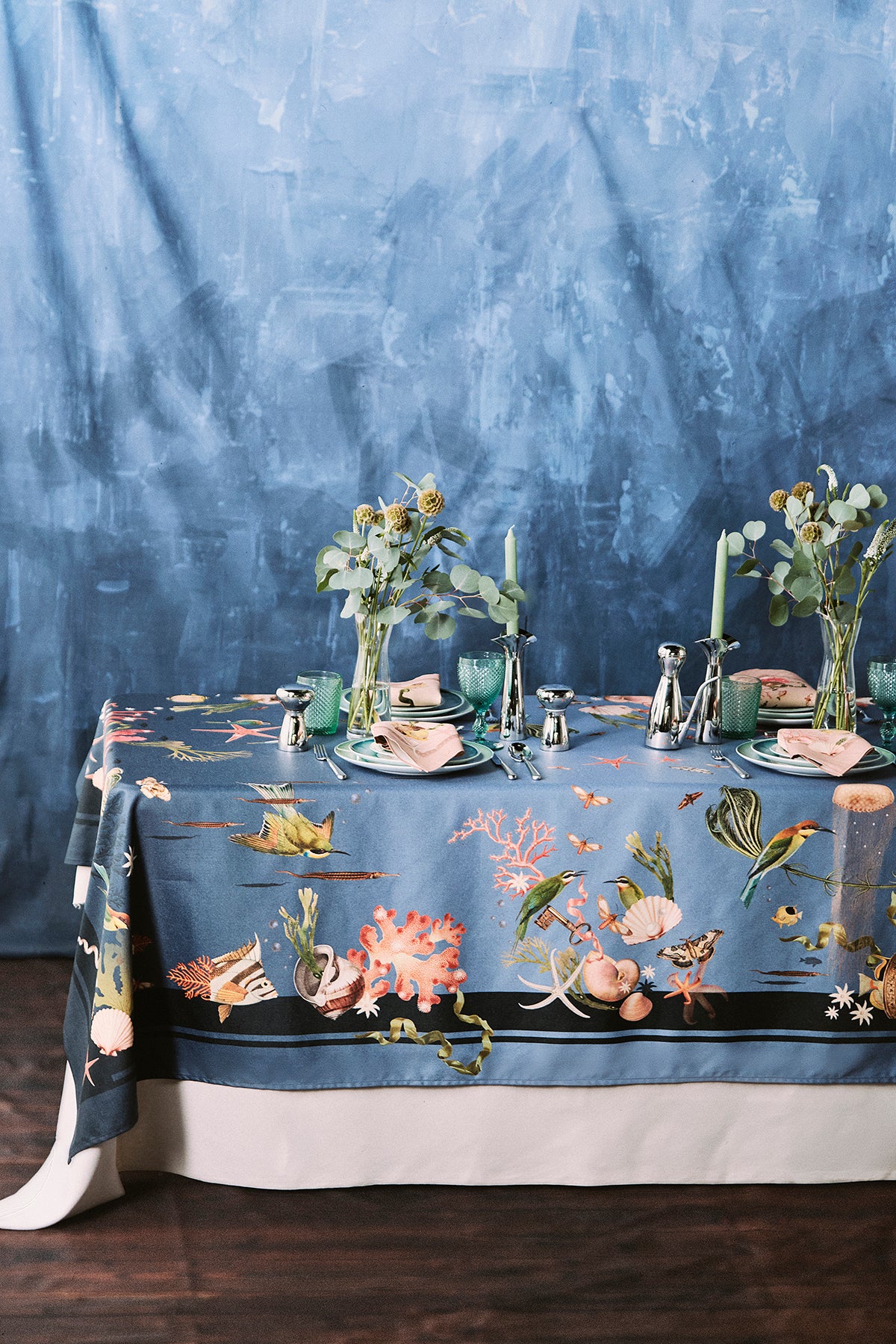 Mantel - Coralina Blue