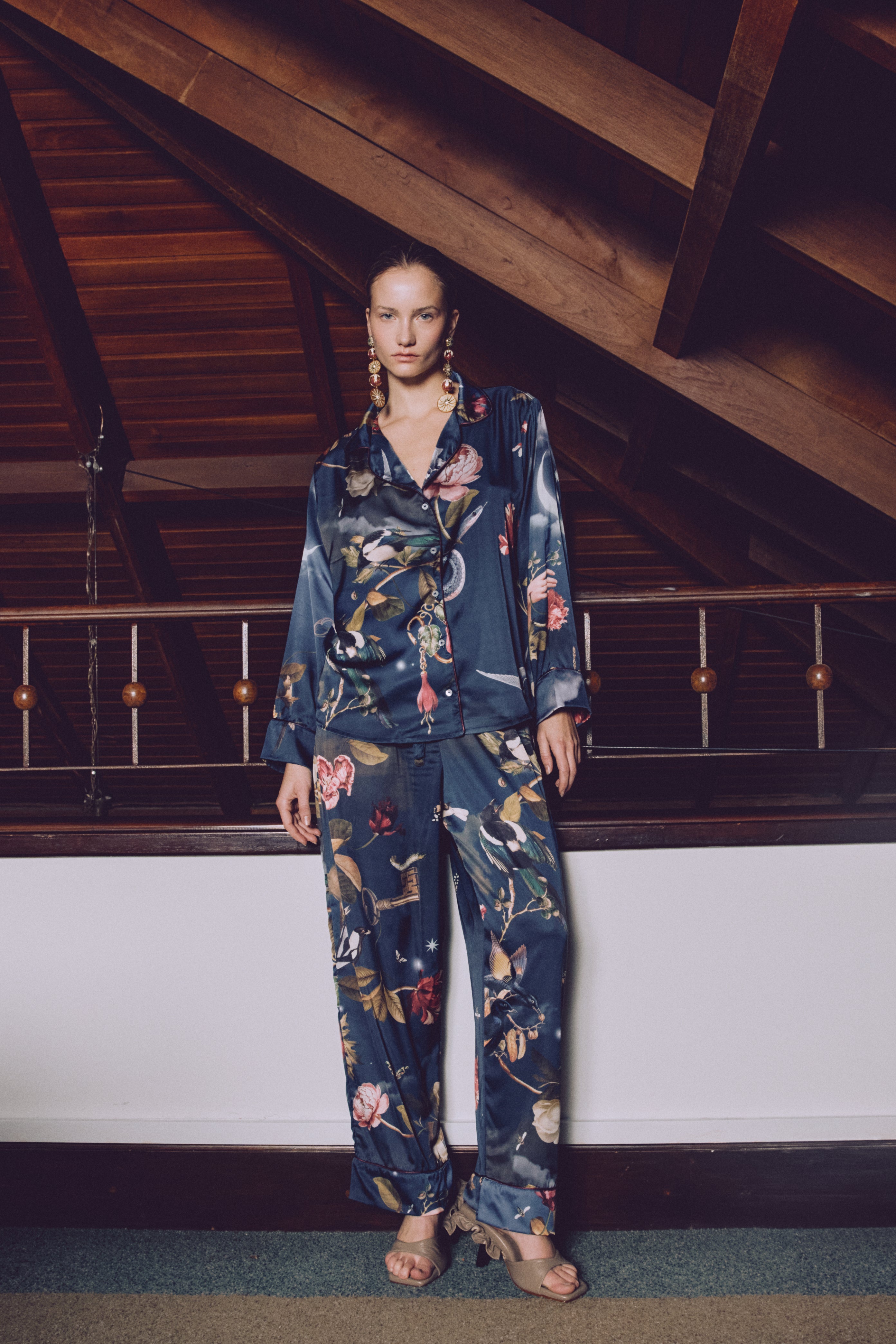 Pijama Larga - Eden Blue