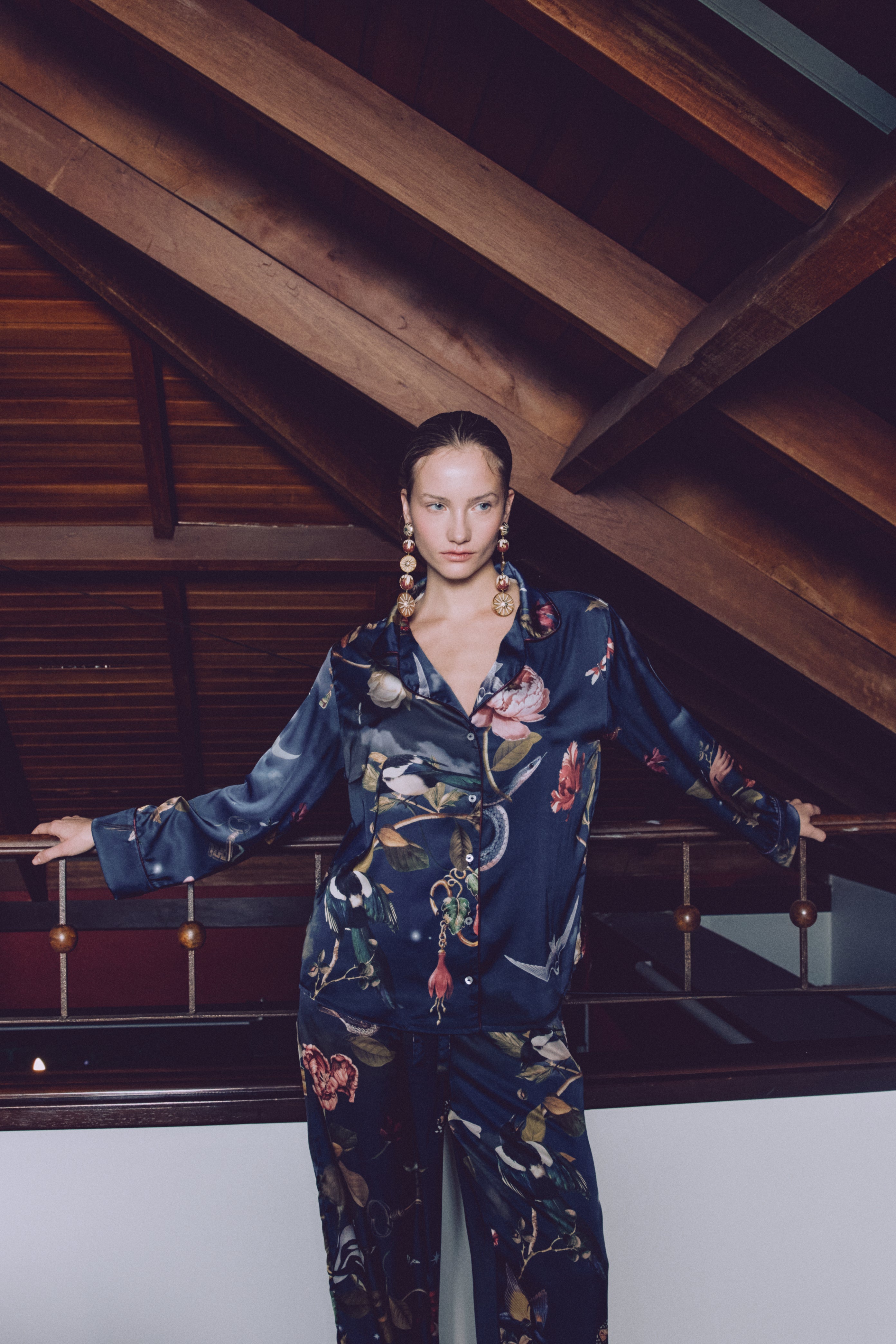 Pijama Larga - Eden Blue