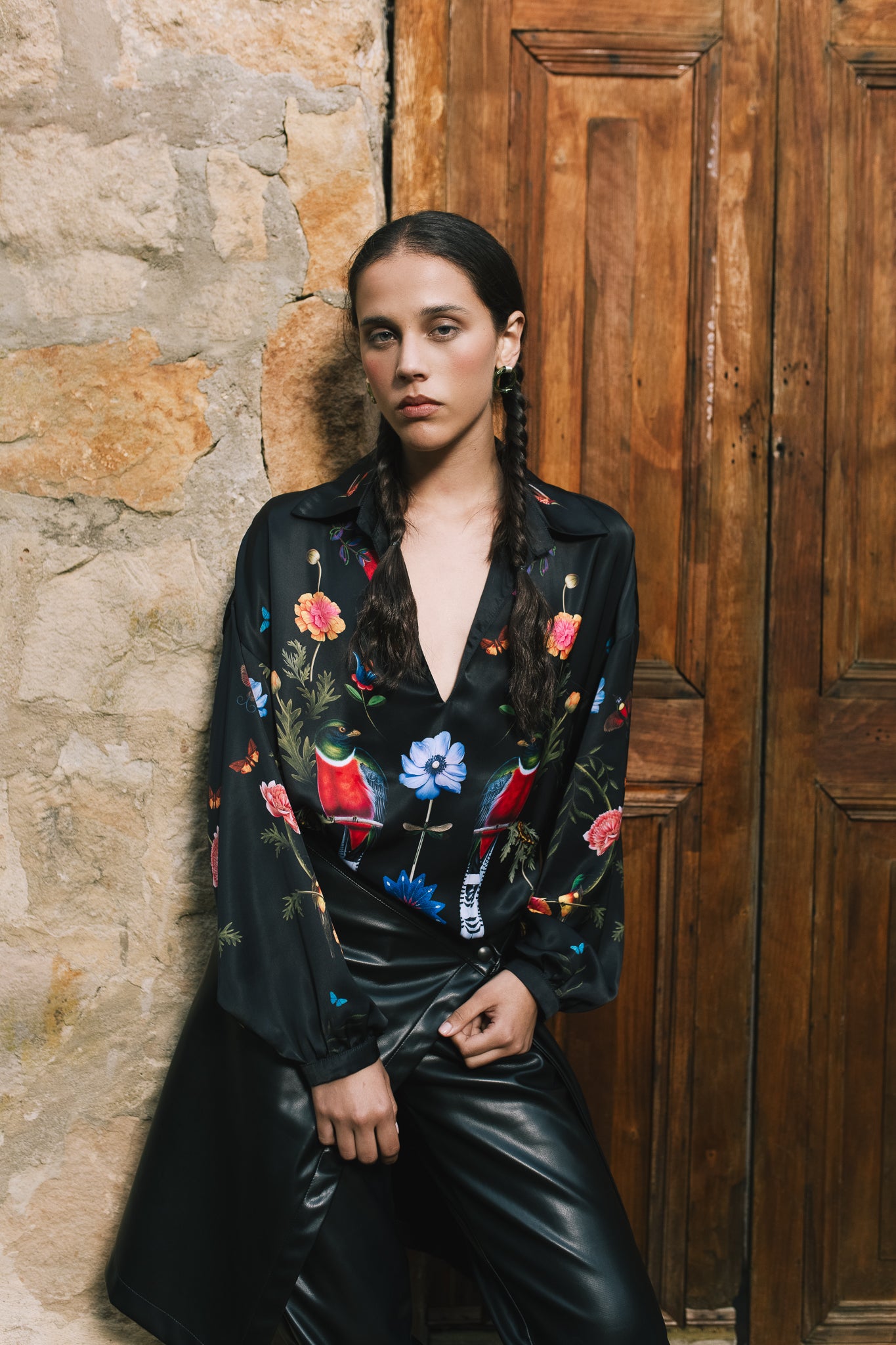 Blusa Satin - Mexica