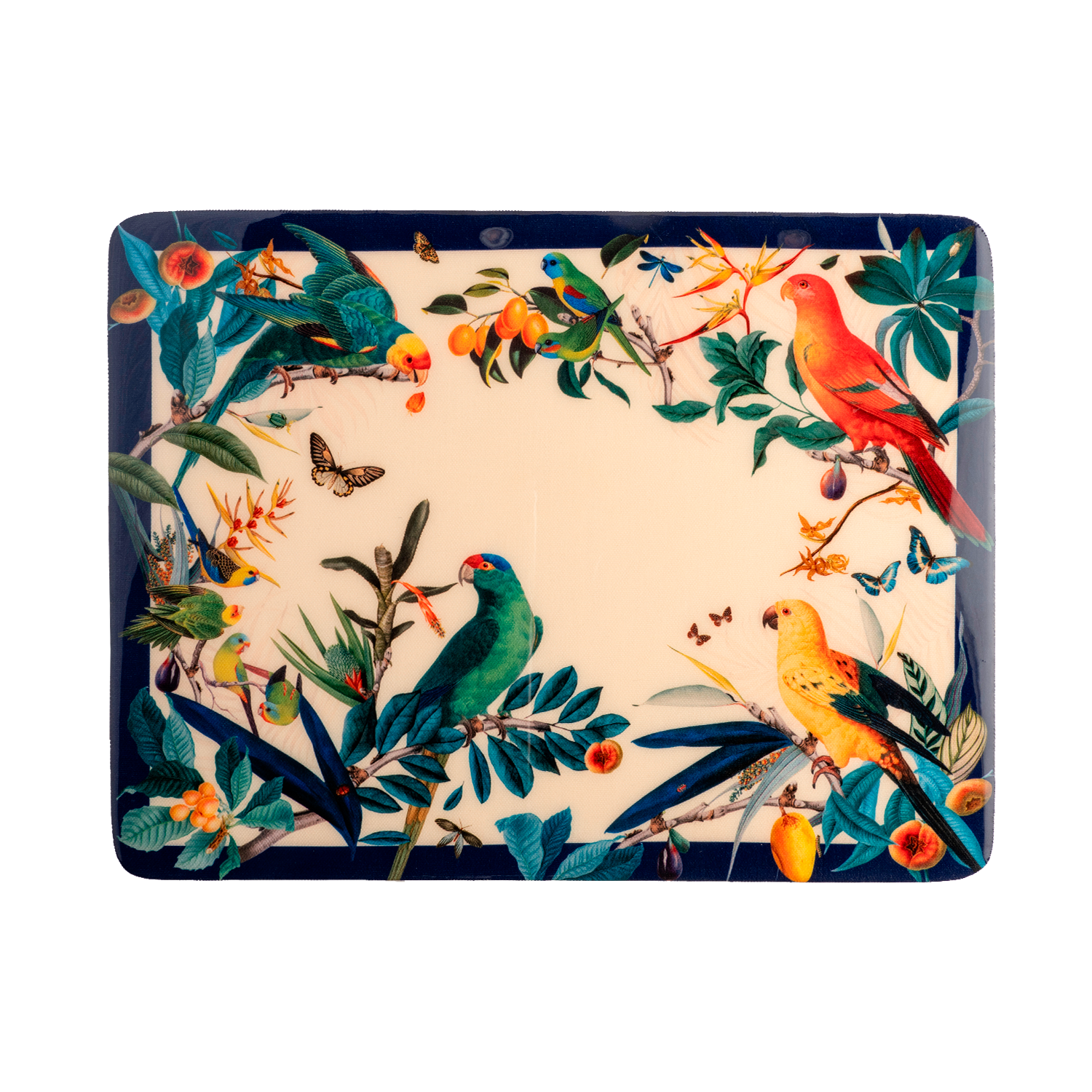 Tabla Rectangular - Colombian Parrots Dark