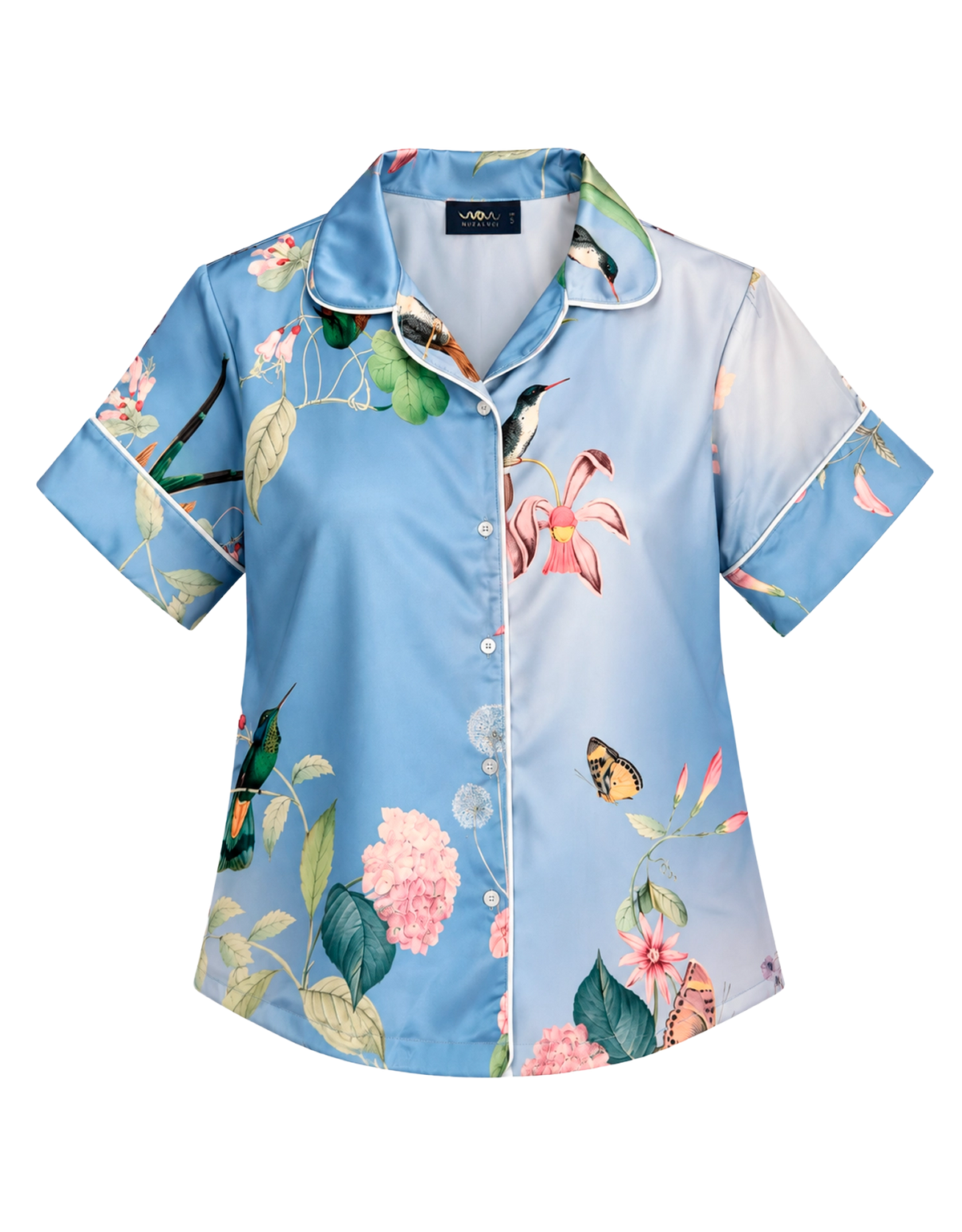 Pijama Corta - Blue Hummingbird