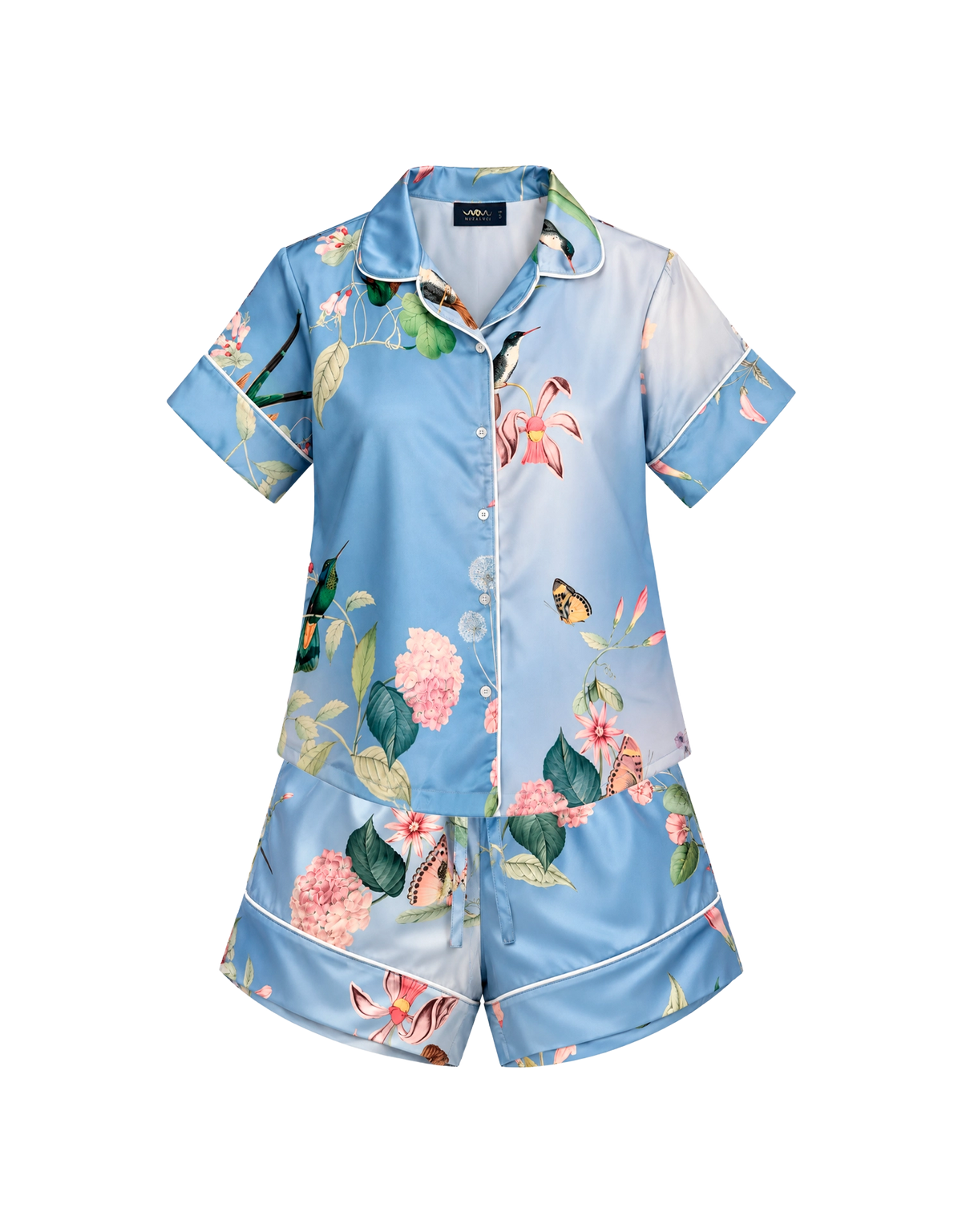 Pijama Corta - Blue Hummingbird