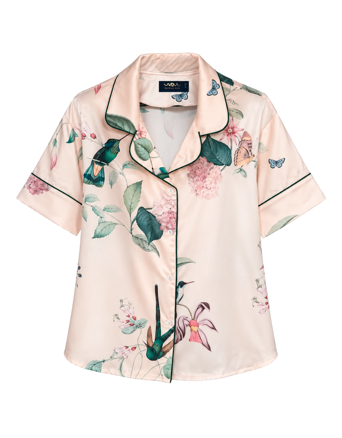 Pijama Corta - Ivory Hummingbird