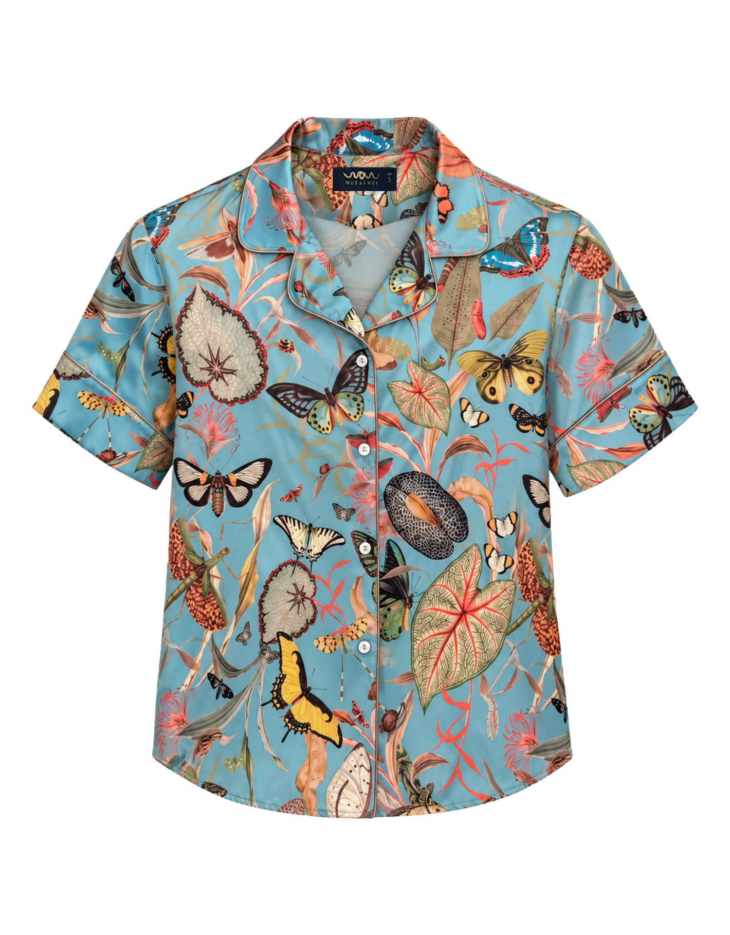 Pijama Corta - Blue Butterfly