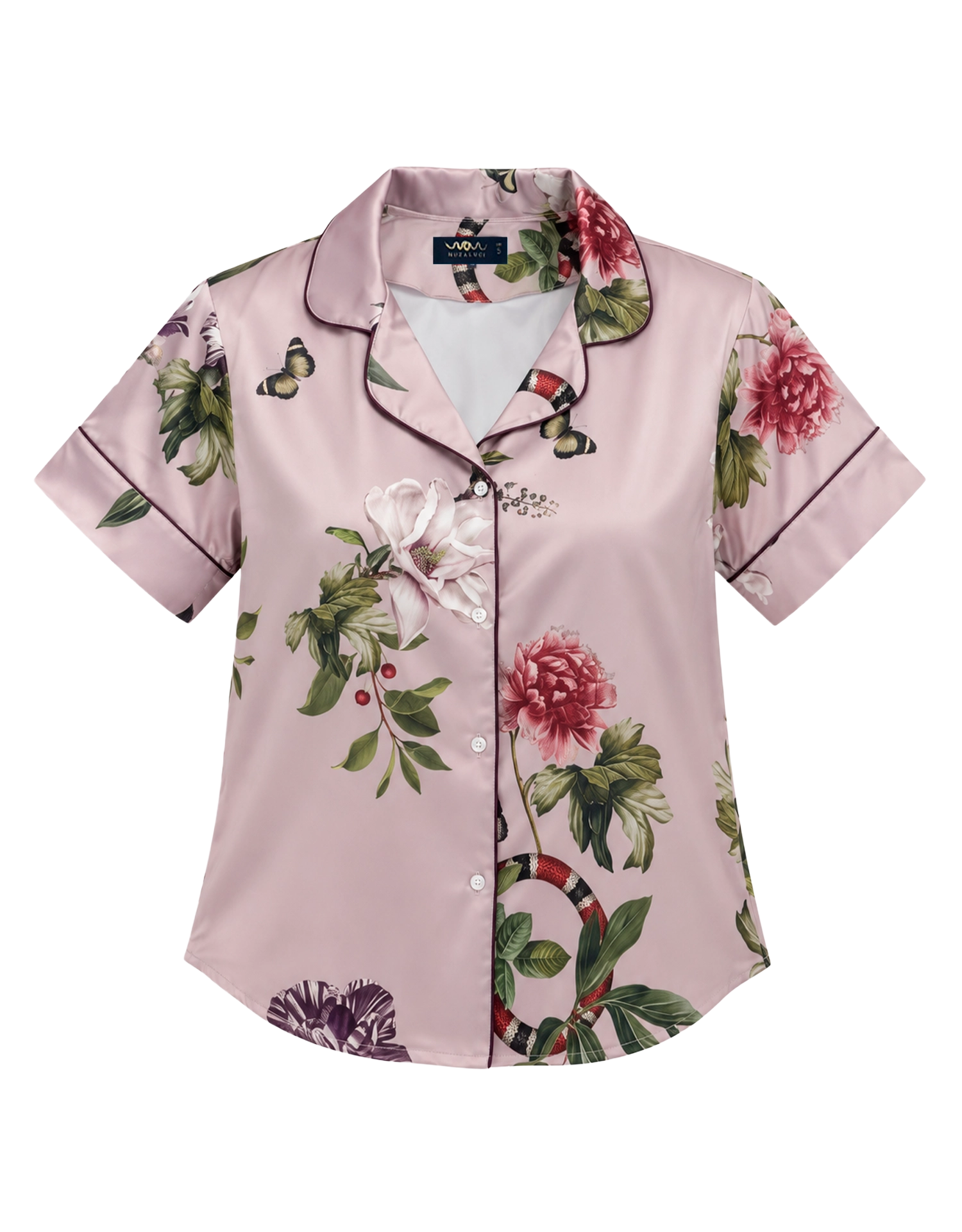 Pijama Corta - Pink Serpent