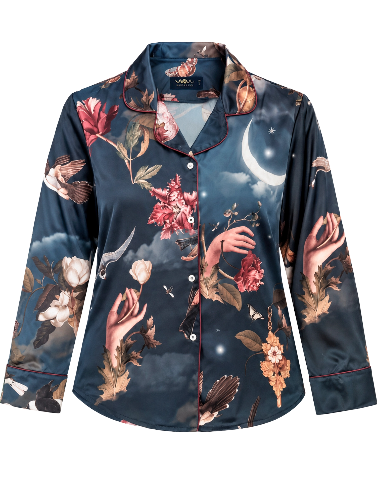 Pijama Larga - Eden Blue