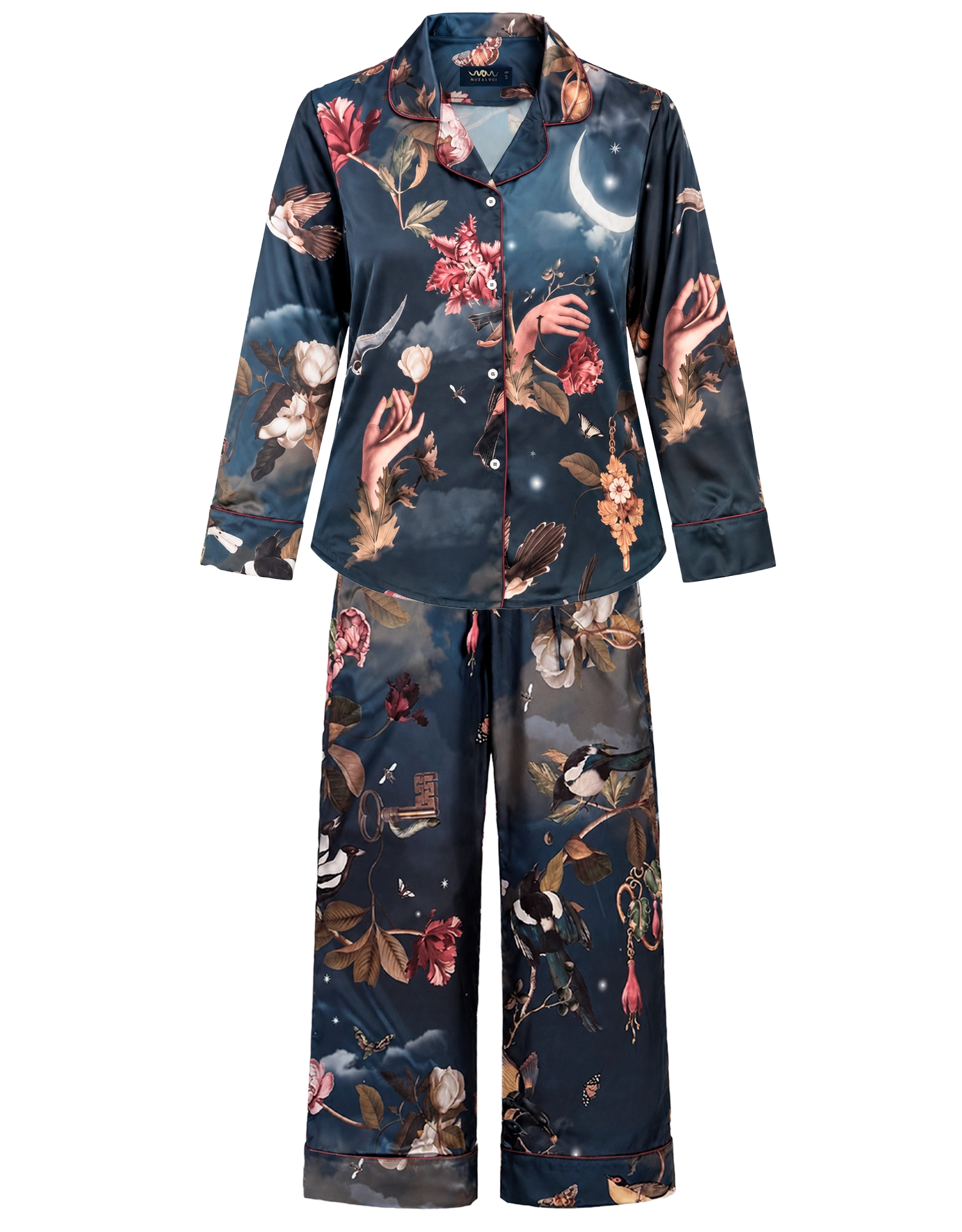 Pijama Larga - Eden Blue
