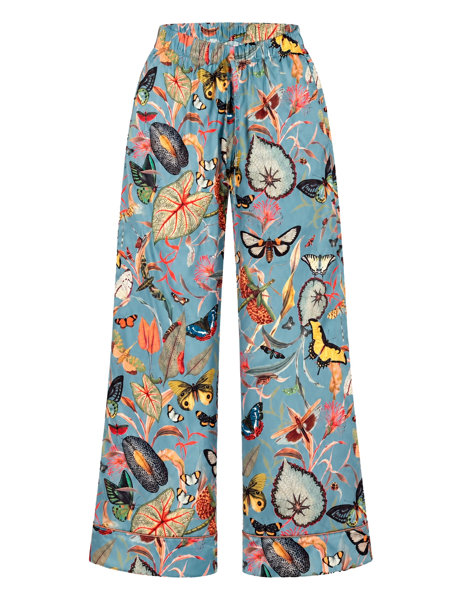 Pijama larga - Mariposas Aqua