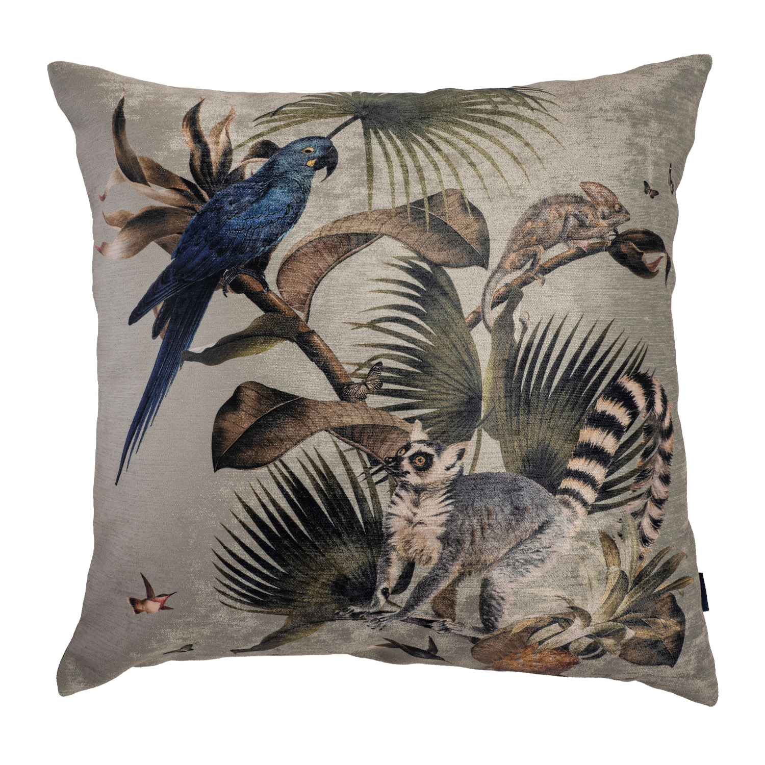 Selva Vintage Leaves - Cojin Terciopelo