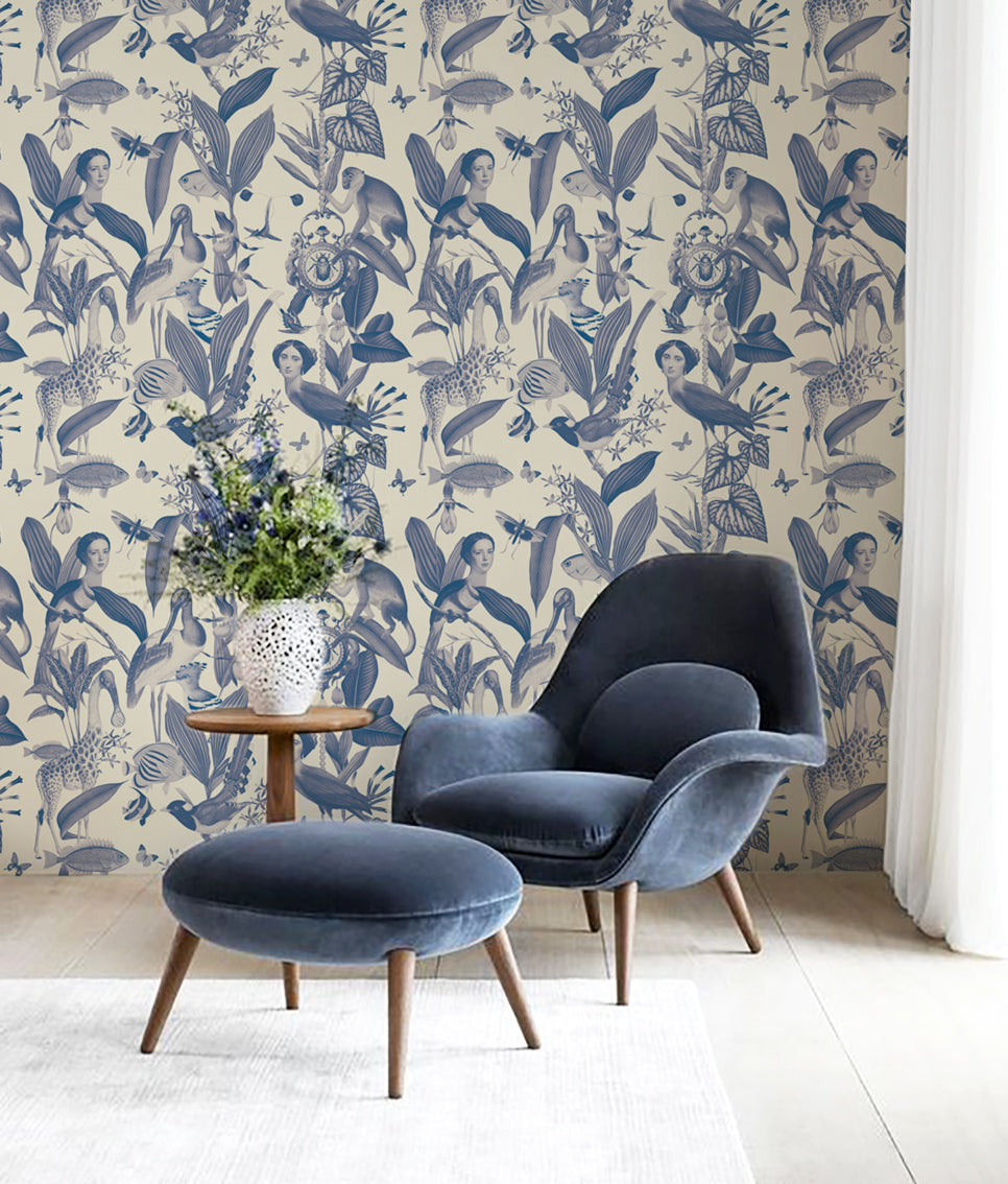 Wall Fabric Blue Eyes