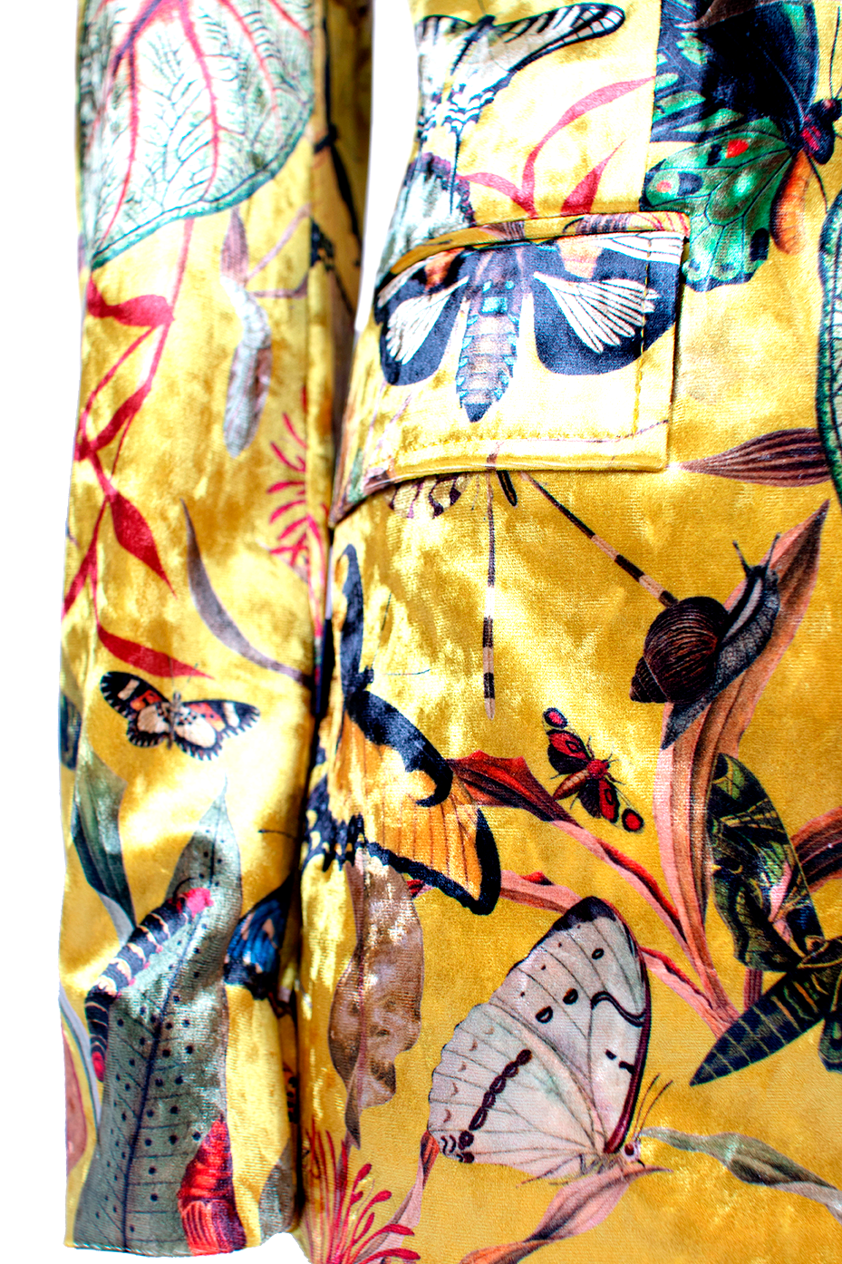 Blazer Terciopelo - Butterfly Yellow