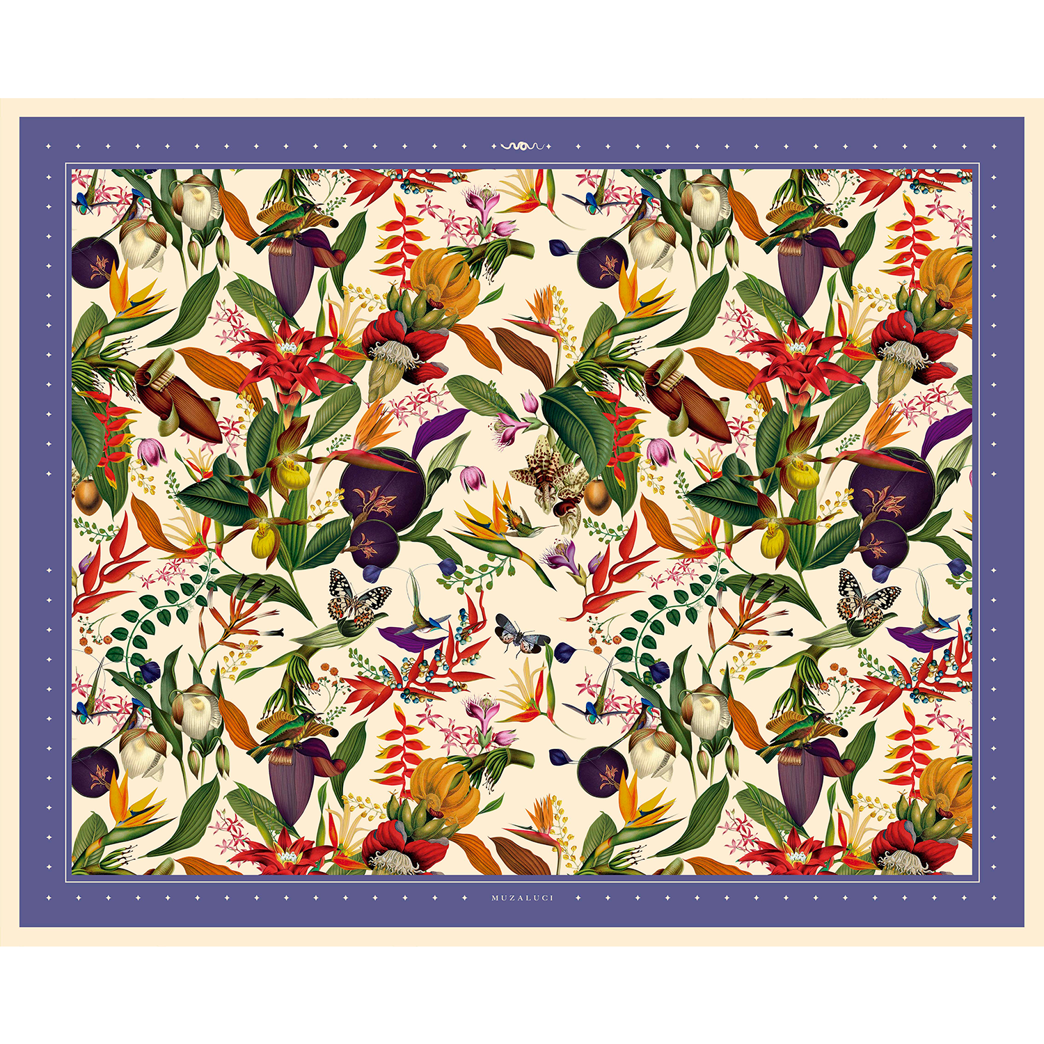 Colombian Flowers Ivory - Pareo
