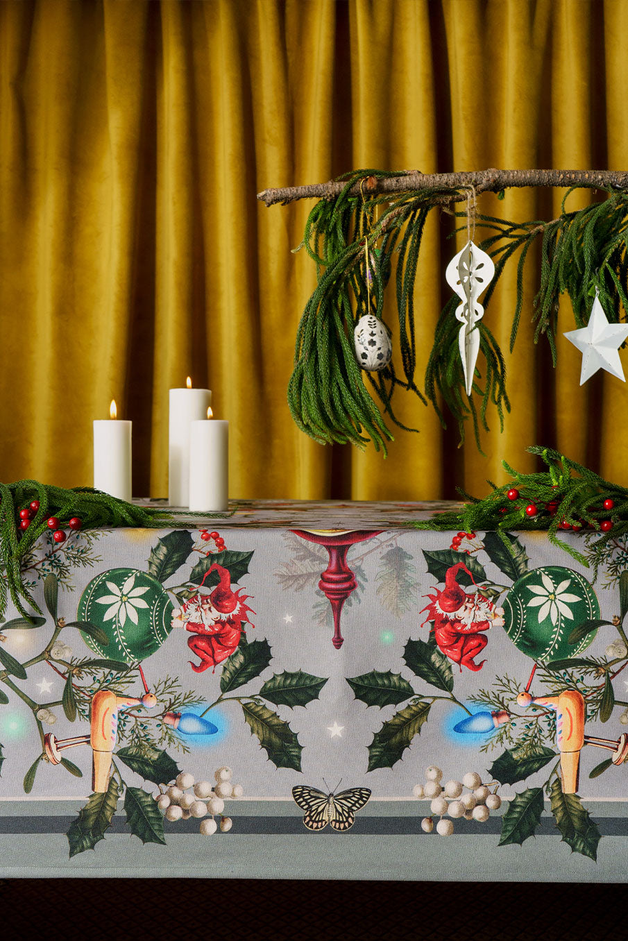 Santa´s Atelier Green - Mantel