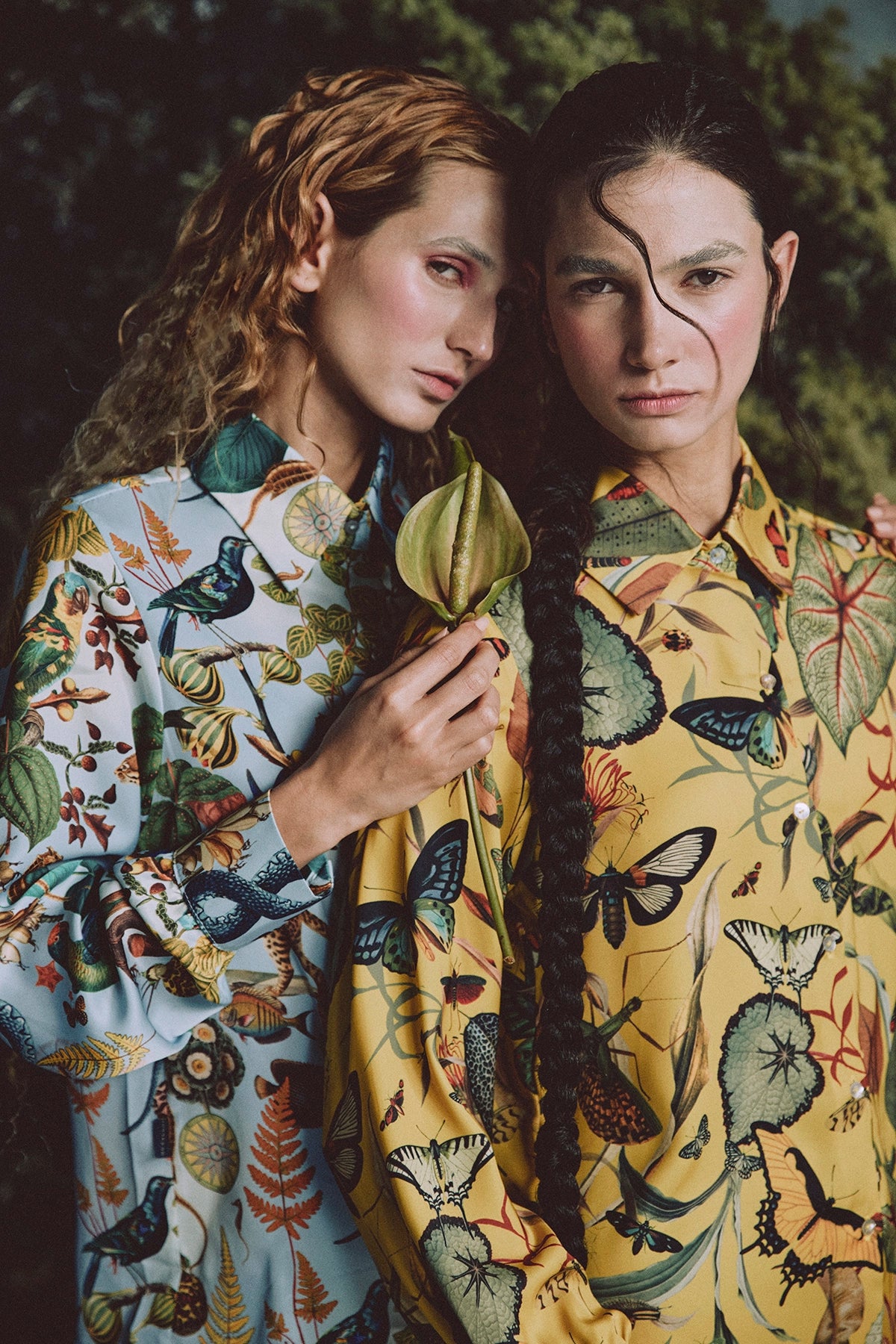 Blusa Camisera - Mariposas Amarillas