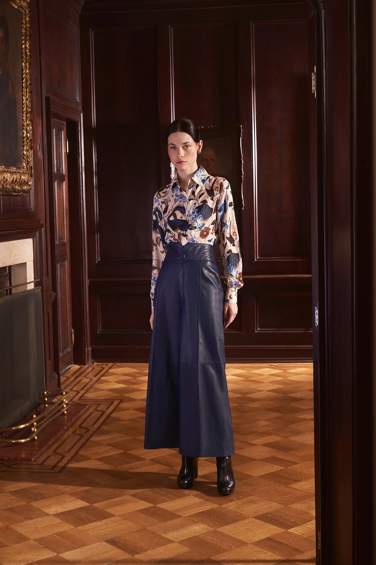 Blusa Camisera - Turquesa