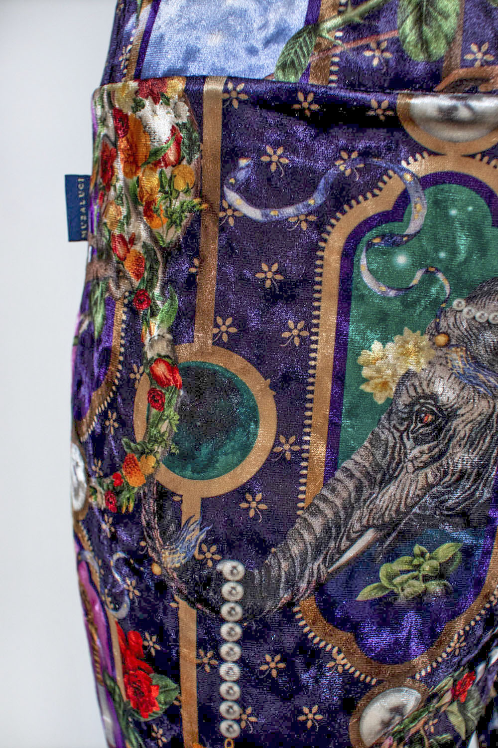 India Morado - Pantalon Terciopelo