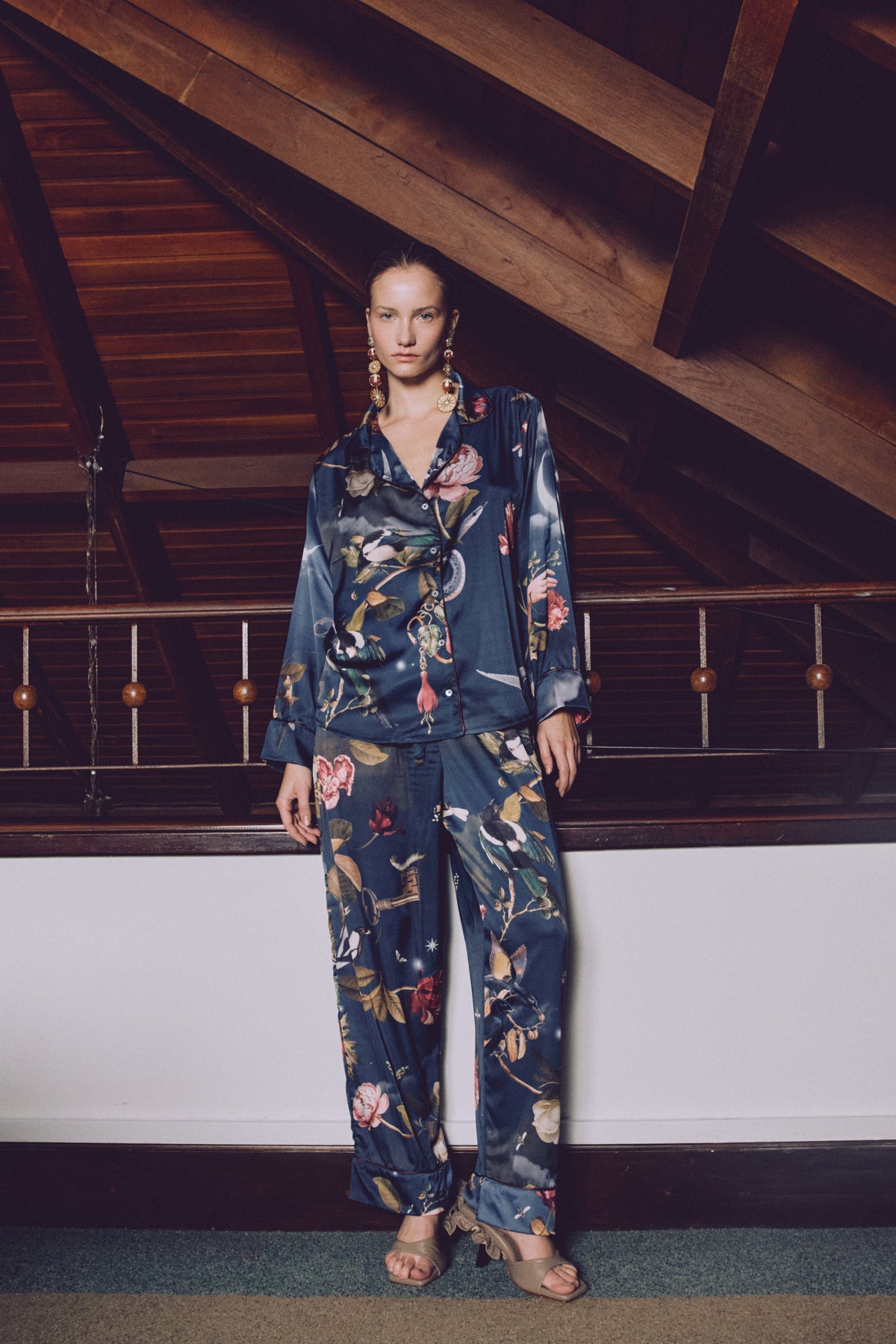 Pijama Larga - Eden Blue