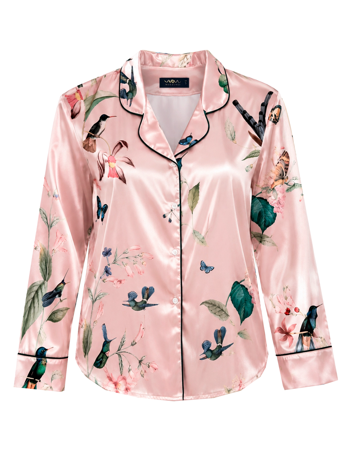 Pijama larga - Pink Hummingbird