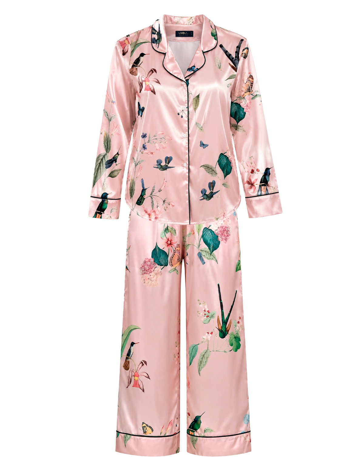 Pijama larga - Pink Hummingbird