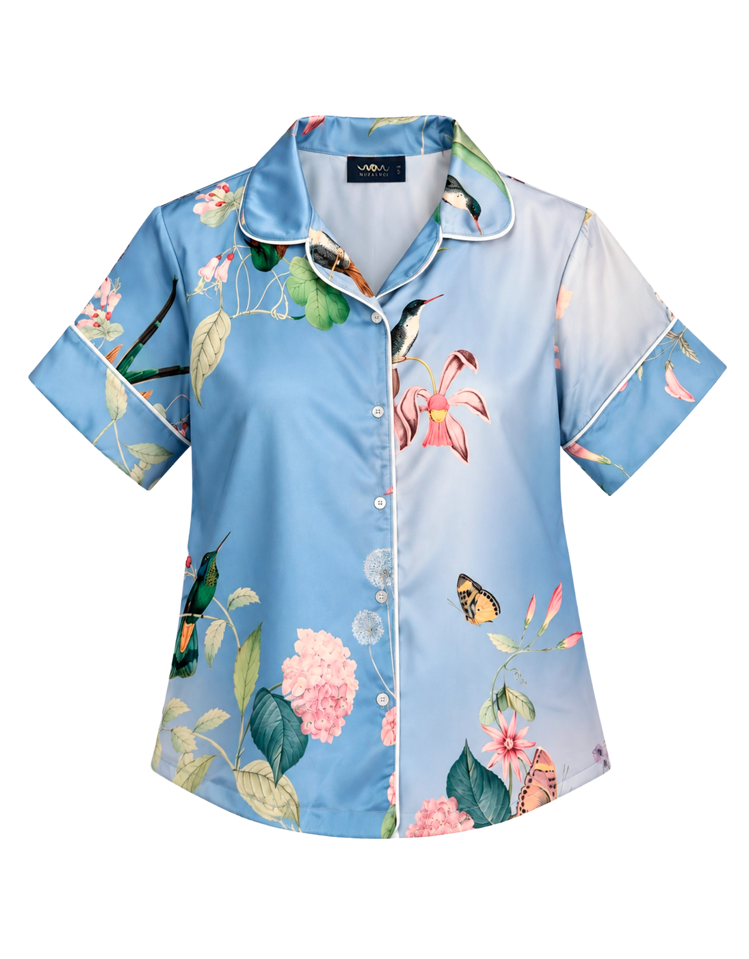 Pijama Corta - Blue Hummingbird