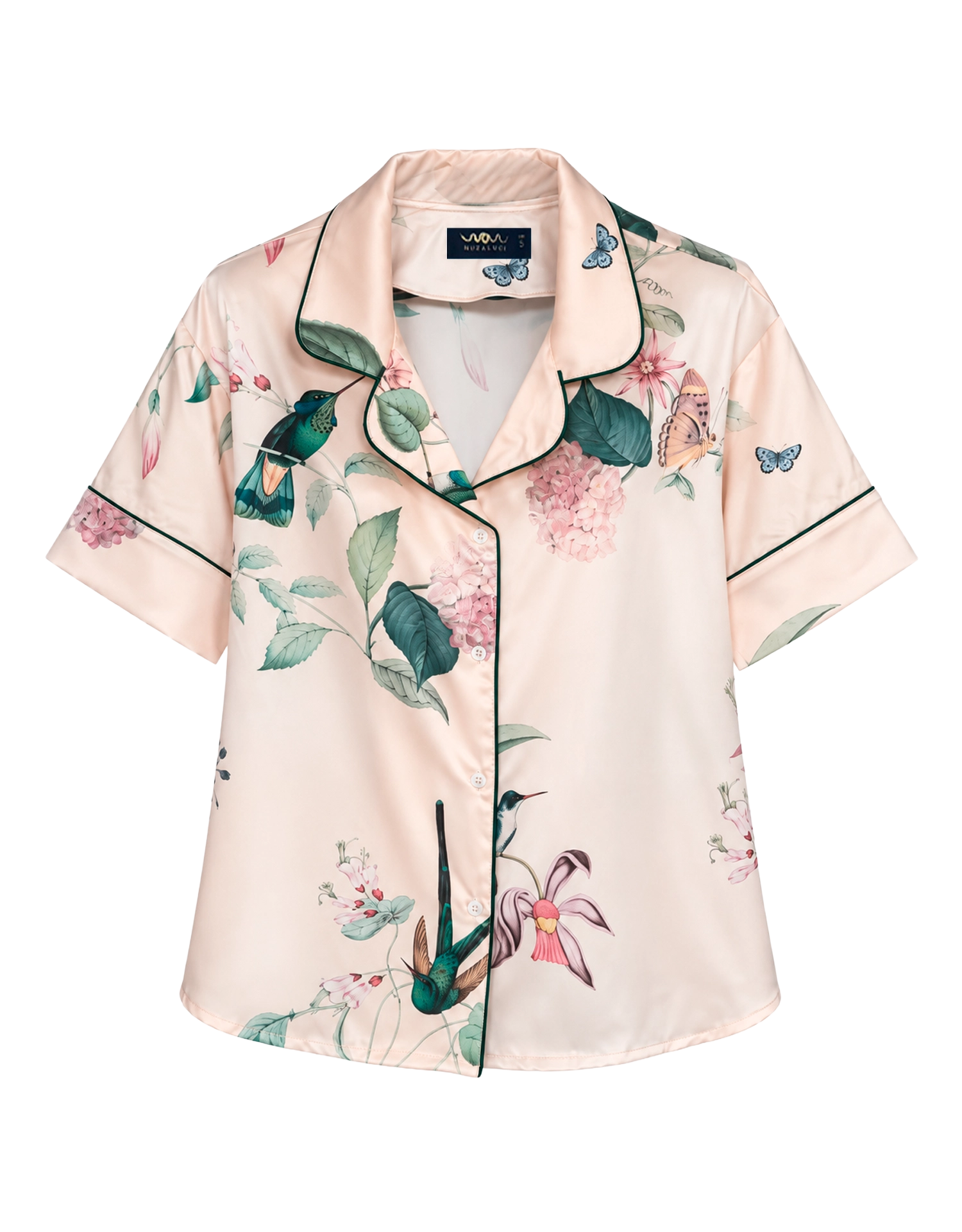 Pijama Corta - Ivory Hummingbird