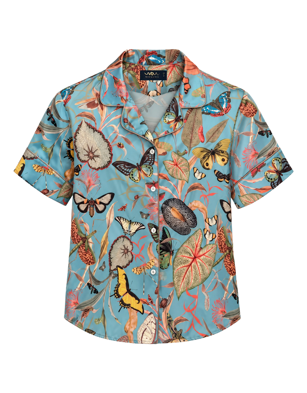 Pijama Corta - Blue Butterfly
