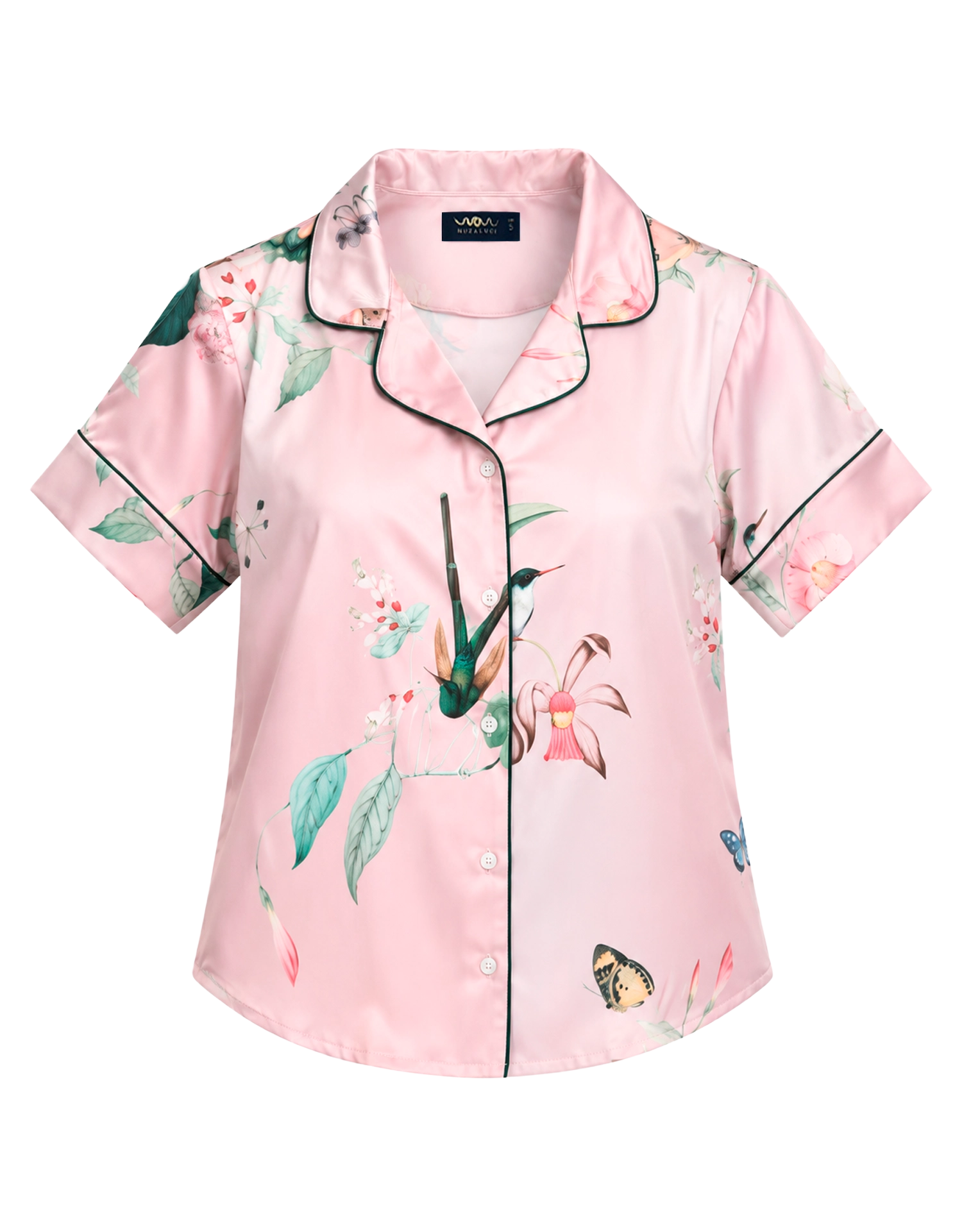 Pijama Corta - Pink Hummingbird