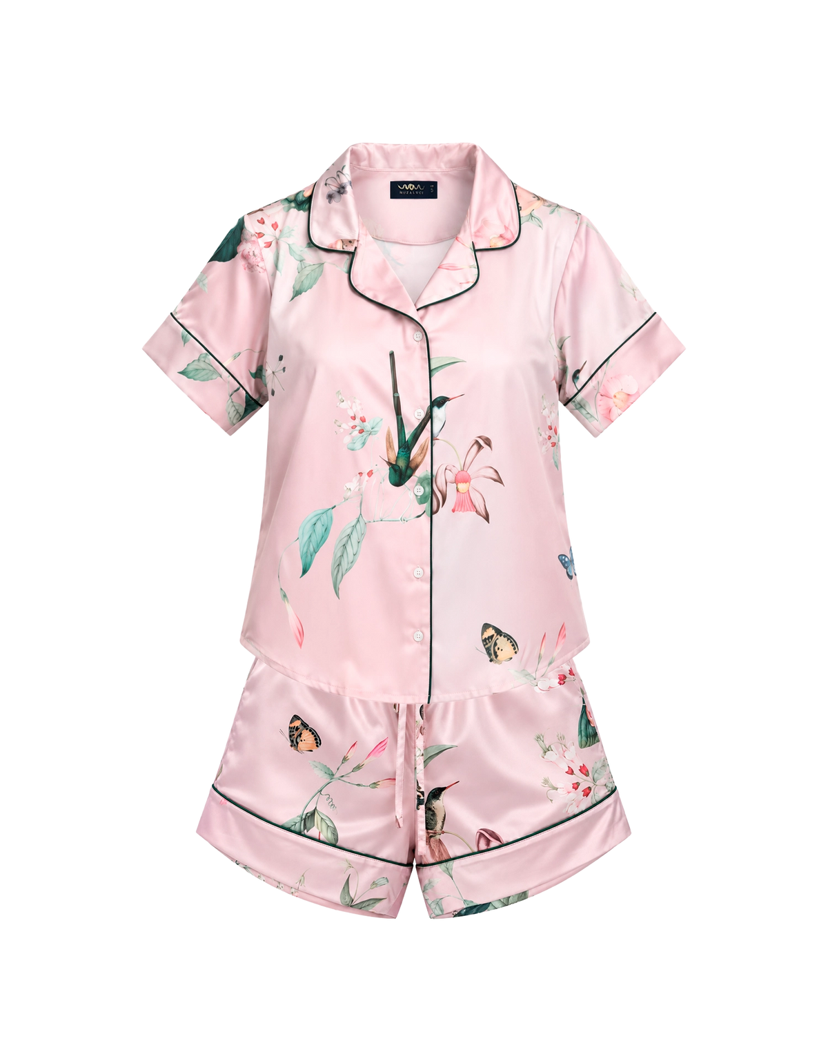 Pijama Corta - Pink Hummingbird