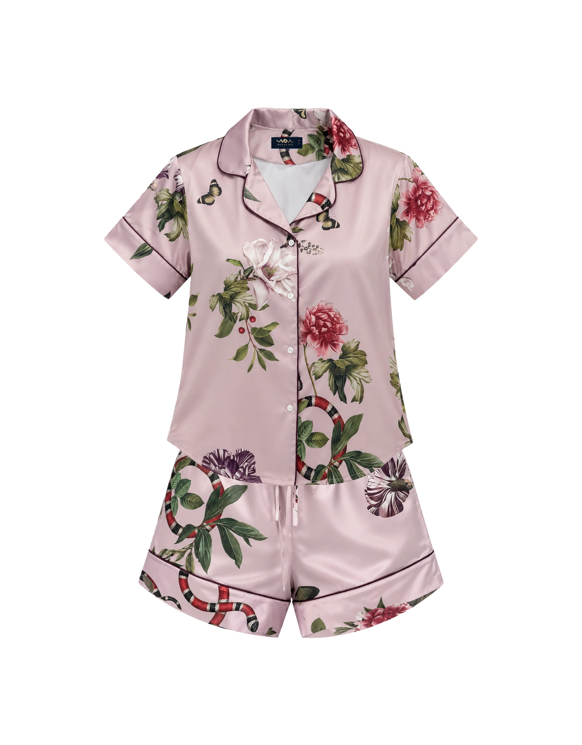 Pijama Corta - Pink Serpent