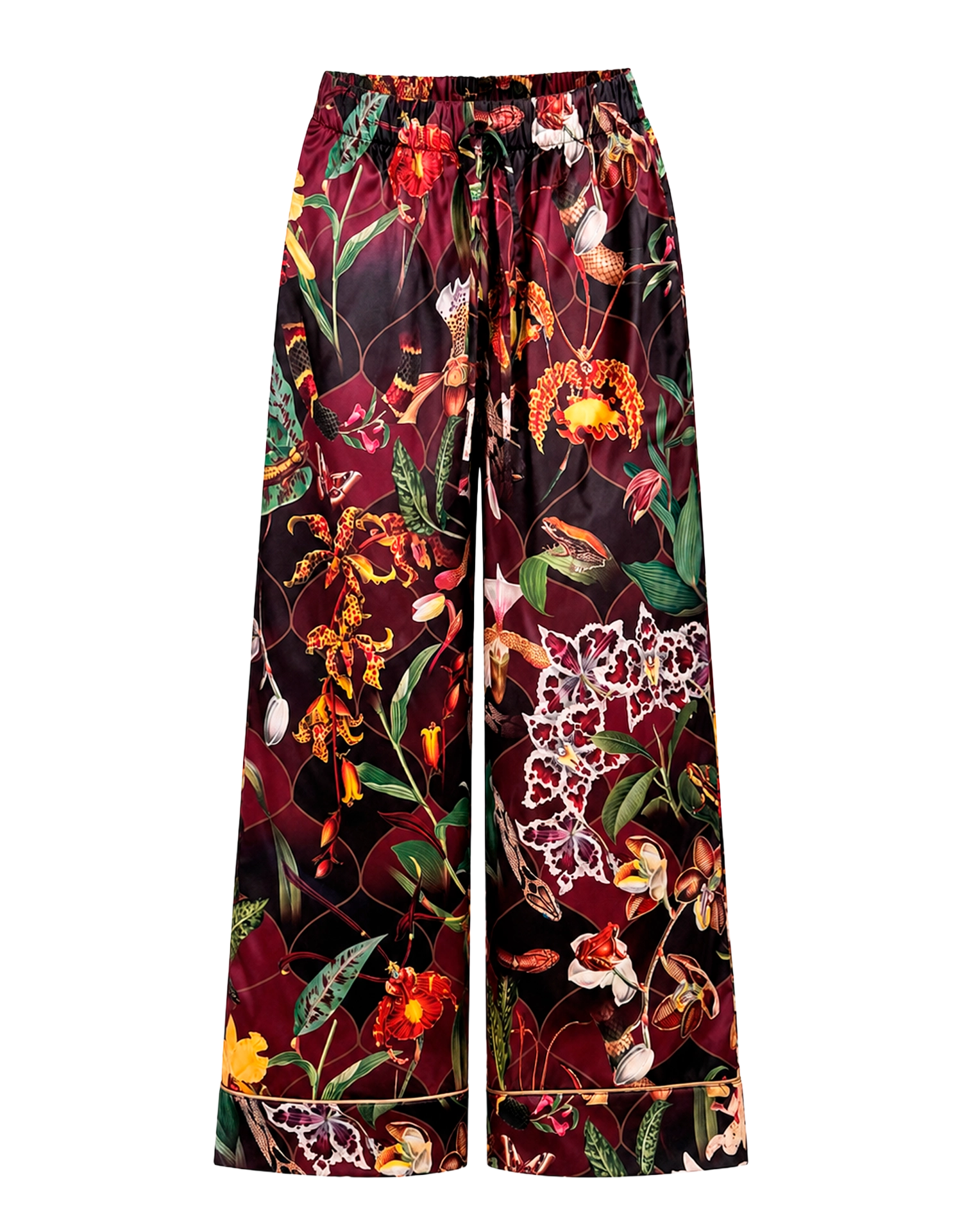 Pijama larga - Orquideas Tigre