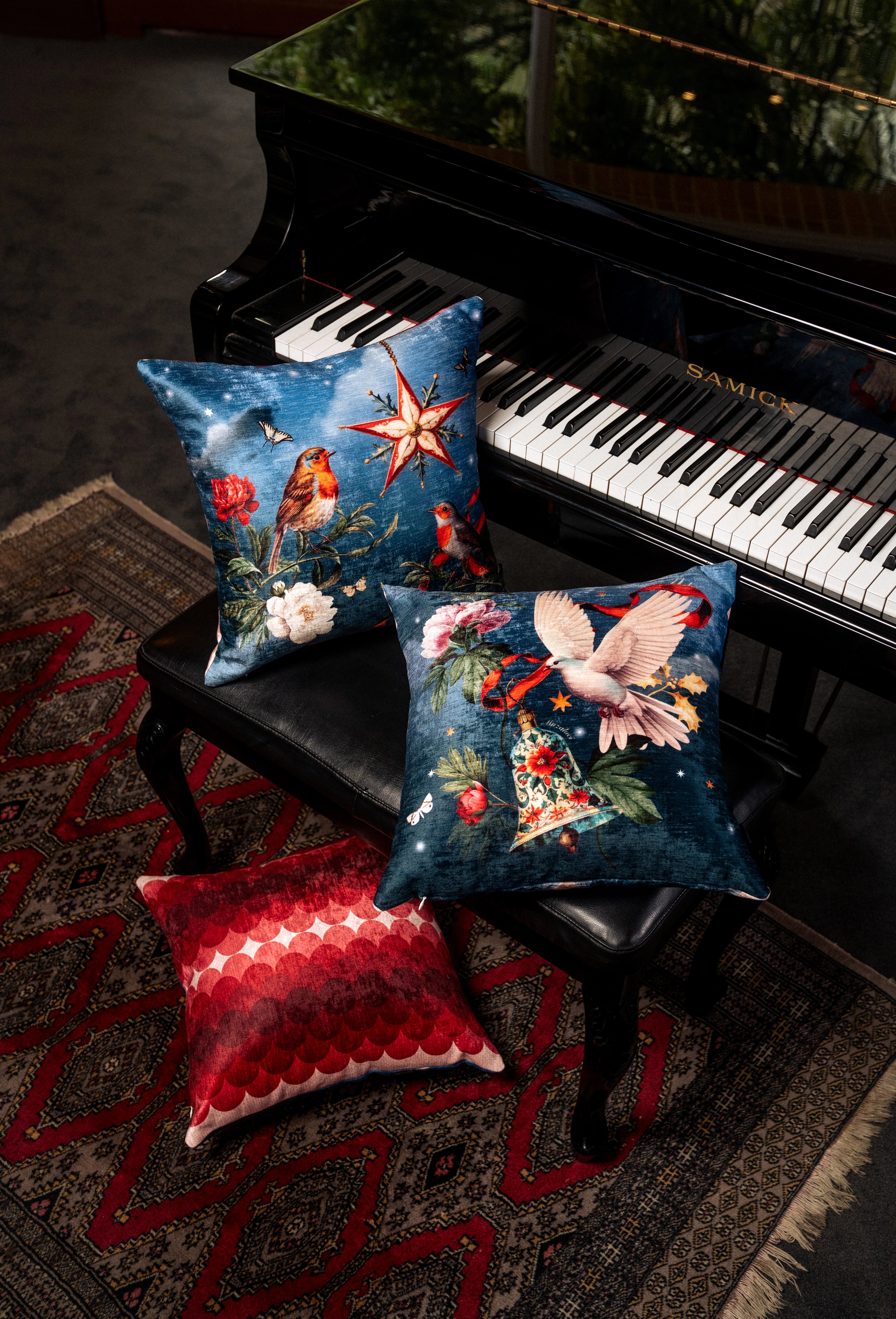 Cojin - Natividad Birds