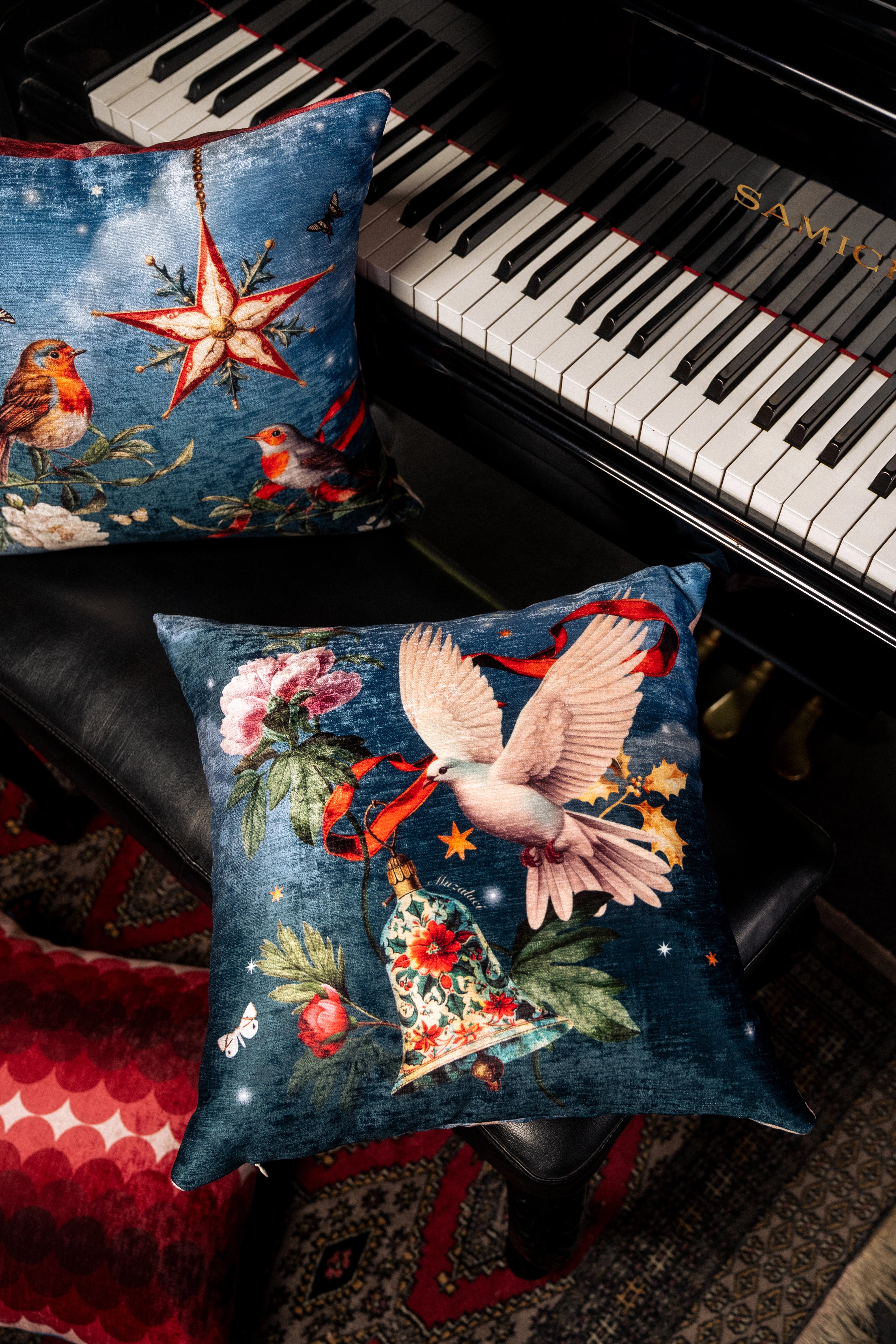 Cojin - Natividad Birds